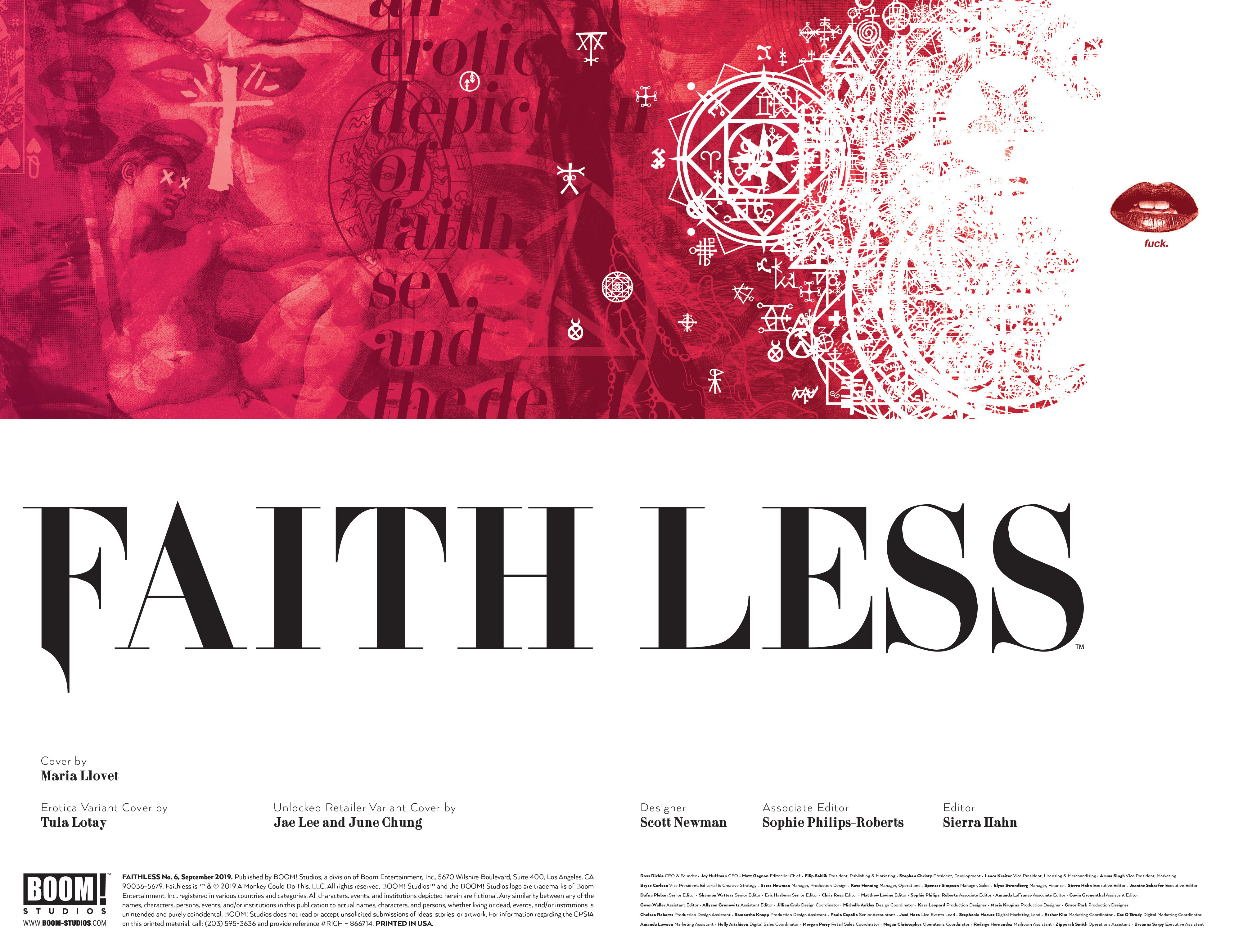 Read online Faithless comic -  Issue #6 - 2