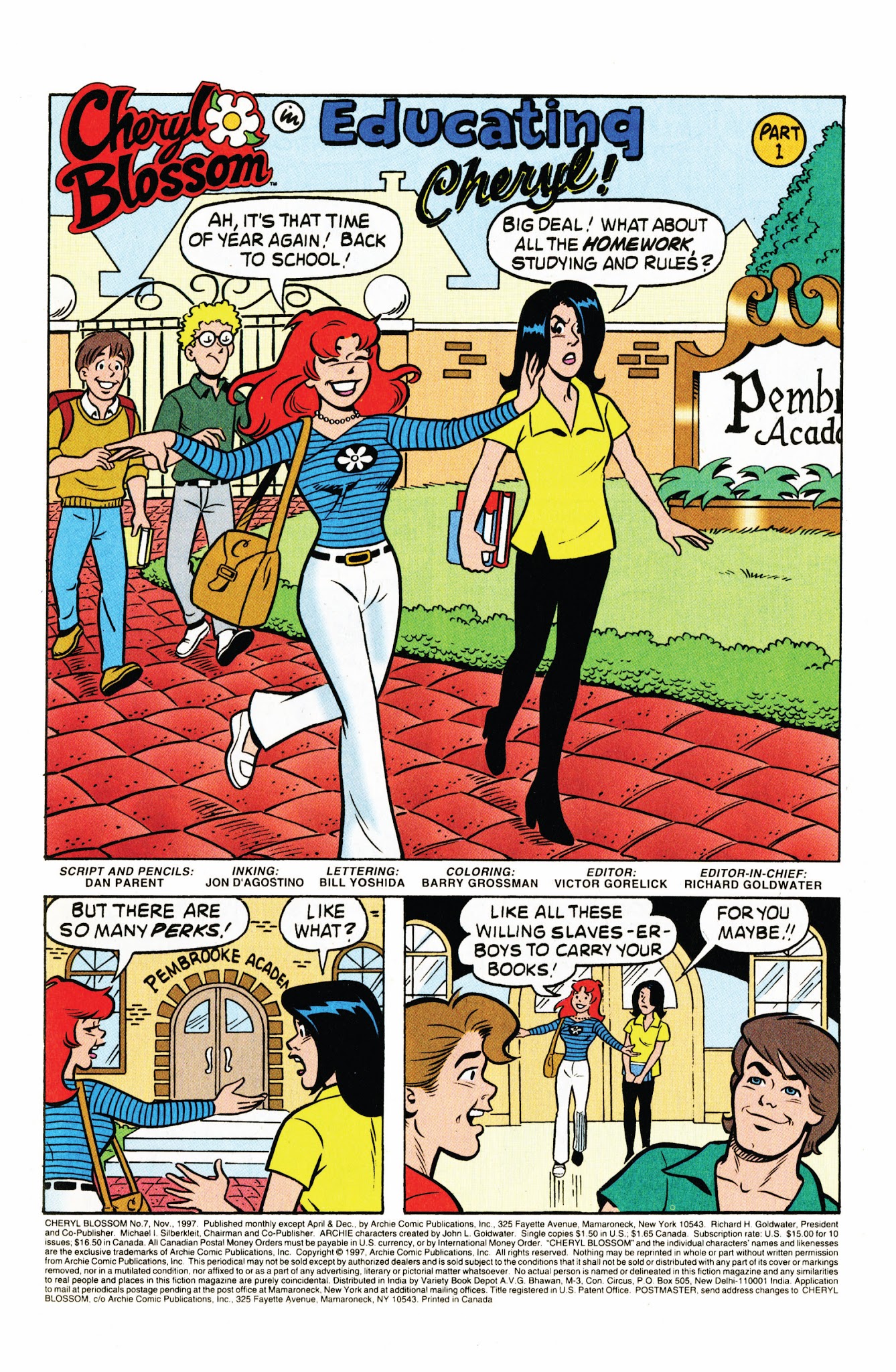 Read online Cheryl Blossom comic -  Issue #7 - 2