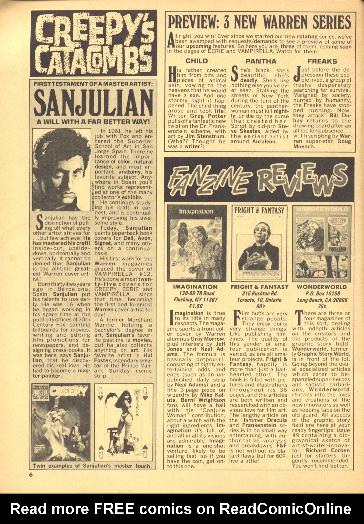 Read online Creepy (1964) comic -  Issue #58 - 6