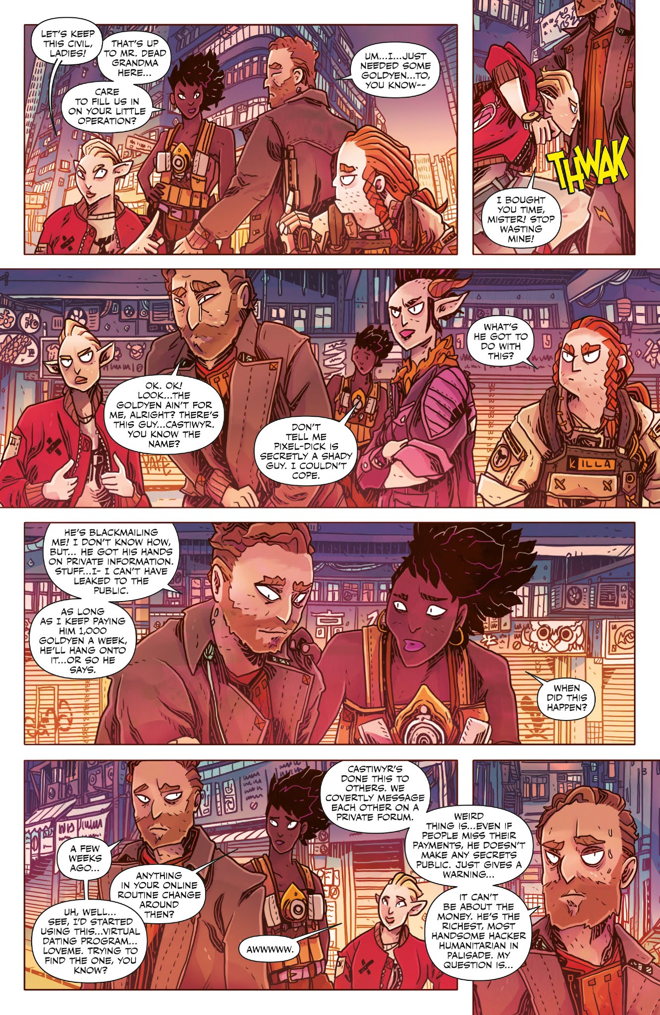 Read online Rat Queens Special: Neon Static comic -  Issue # Full - 16