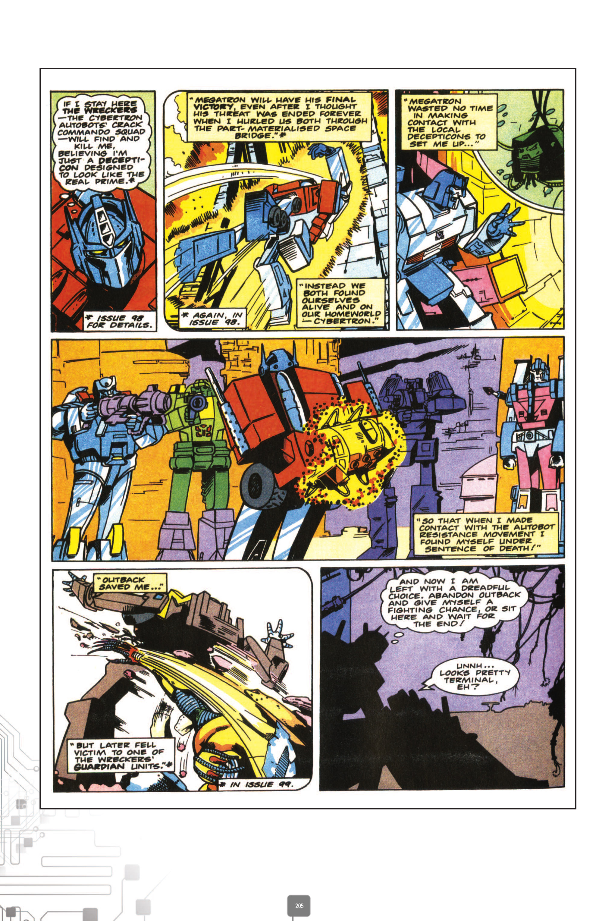 Read online The Transformers Classics UK comic -  Issue # TPB 3 - 205