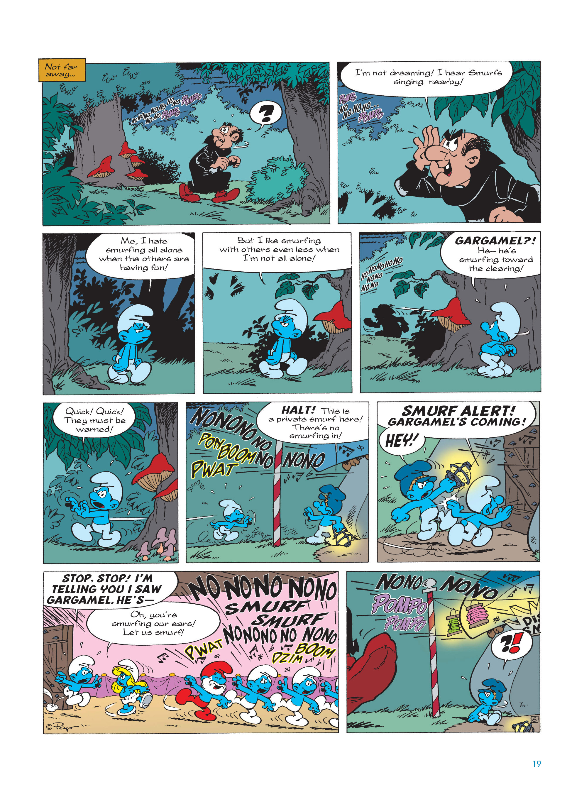 Read online The Smurfs comic -  Issue #17 - 19