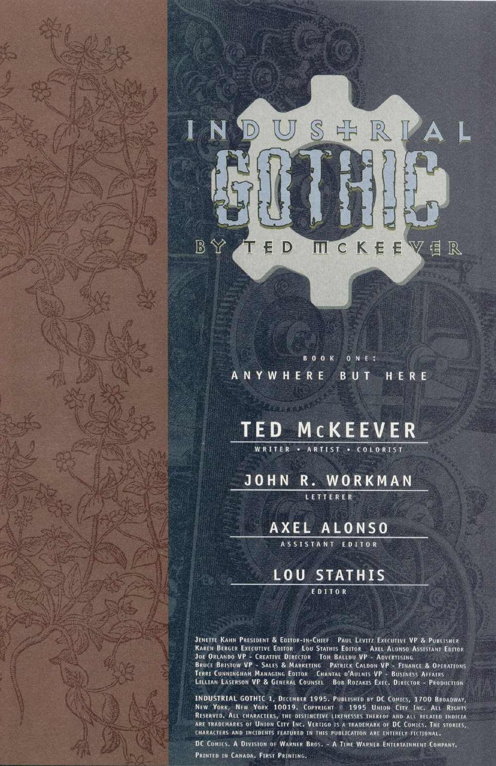 Read online Industrial Gothic comic -  Issue #1 - 2