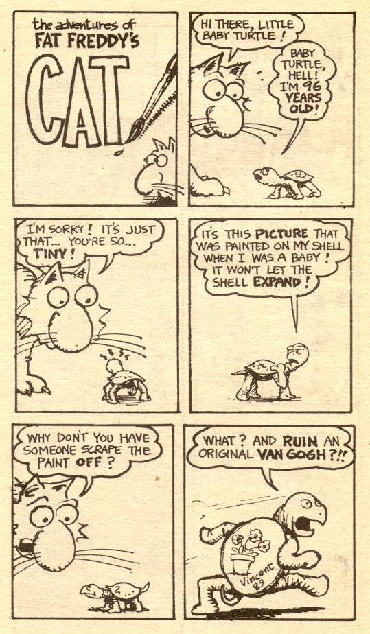 Read online Adventures of Fat Freddy's Cat comic -  Issue #2 - 36