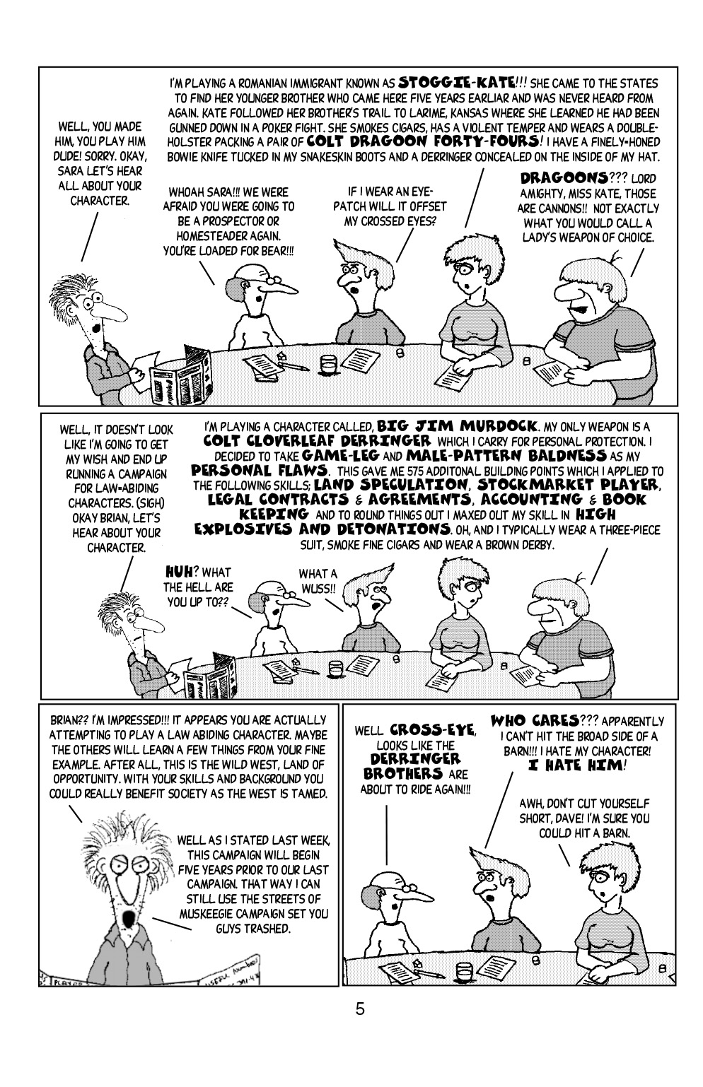 Read online Knights of the Dinner Table comic -  Issue #9 - 7