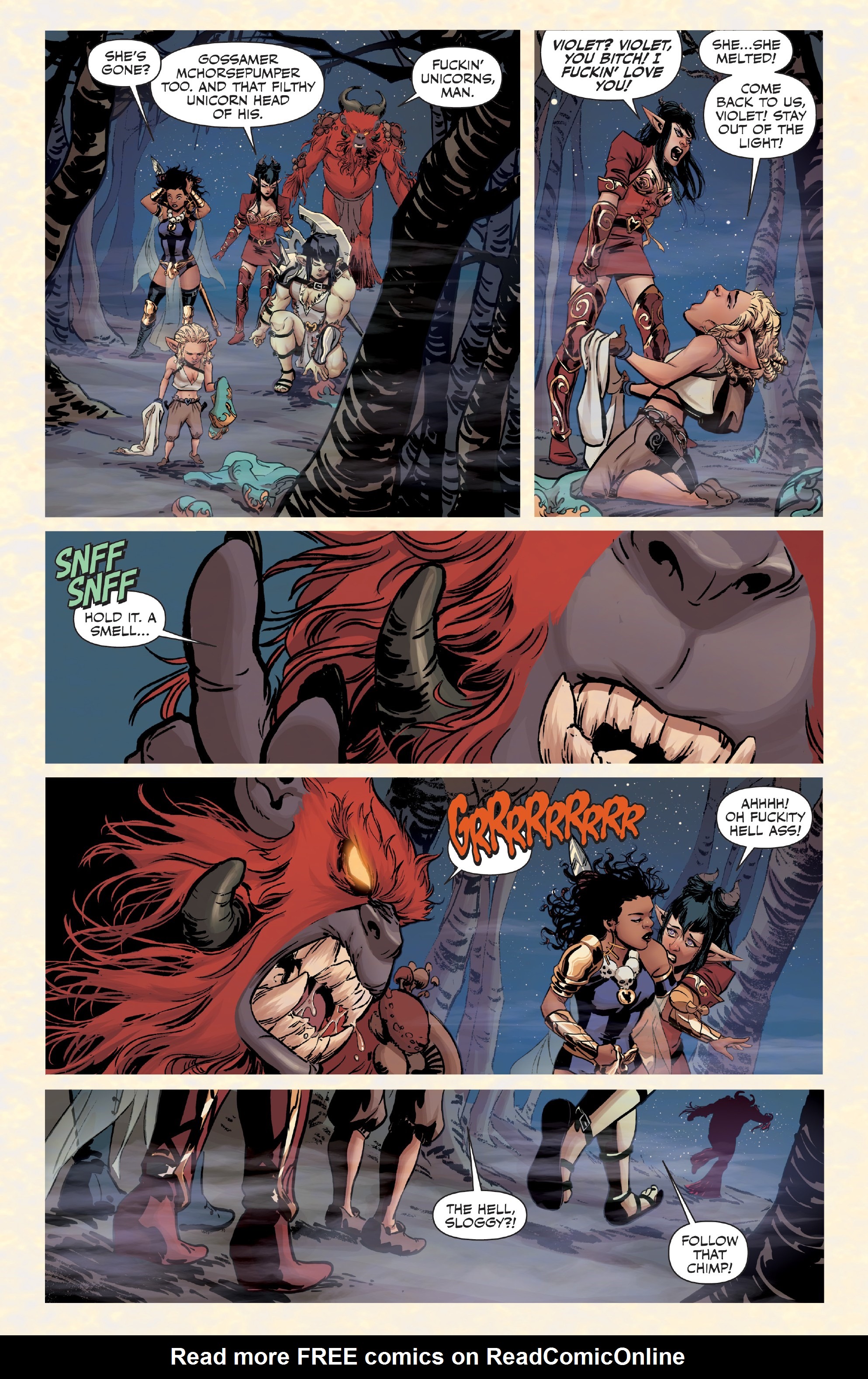 Read online Rat Queens Special: Swamp Romp comic -  Issue # Full - 17