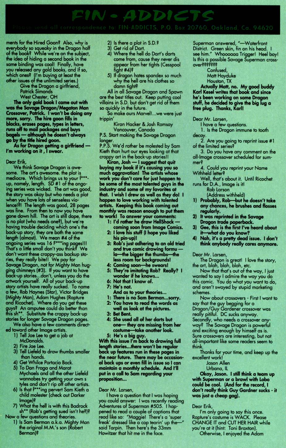 Read online The Savage Dragon (1993) comic -  Issue #6 - 25