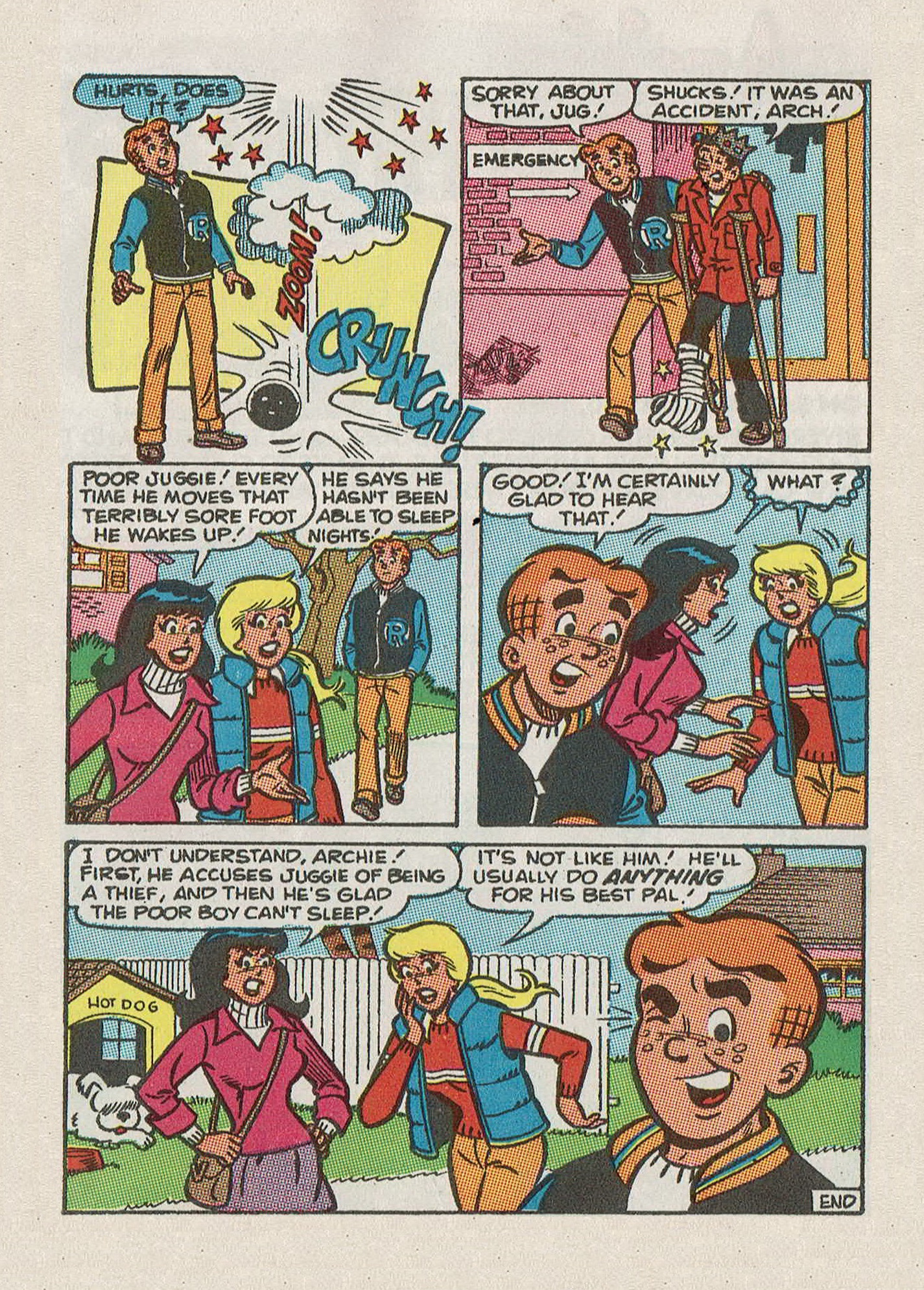 Read online Jughead Jones Comics Digest comic -  Issue #68 - 113