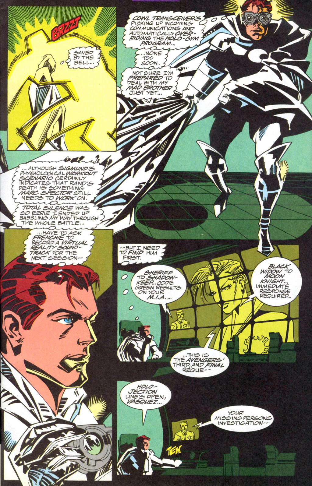 Read online Marc Spector: Moon Knight comic -  Issue #50 - 8