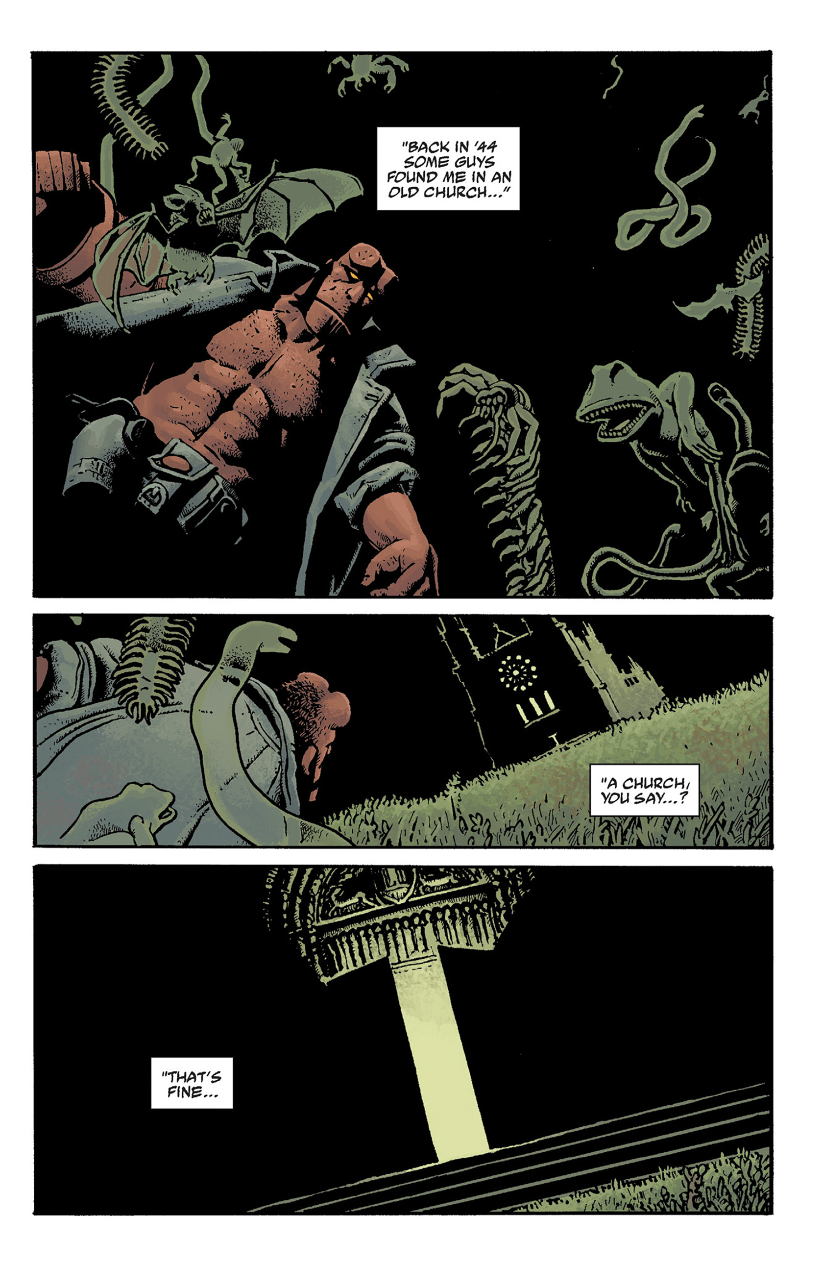 Read online Hellboy: The Crooked Man and Others comic -  Issue # TPB - 45