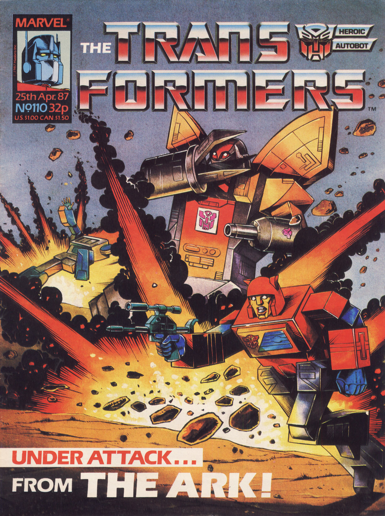 Read online The Transformers (UK) comic -  Issue #110 - 1