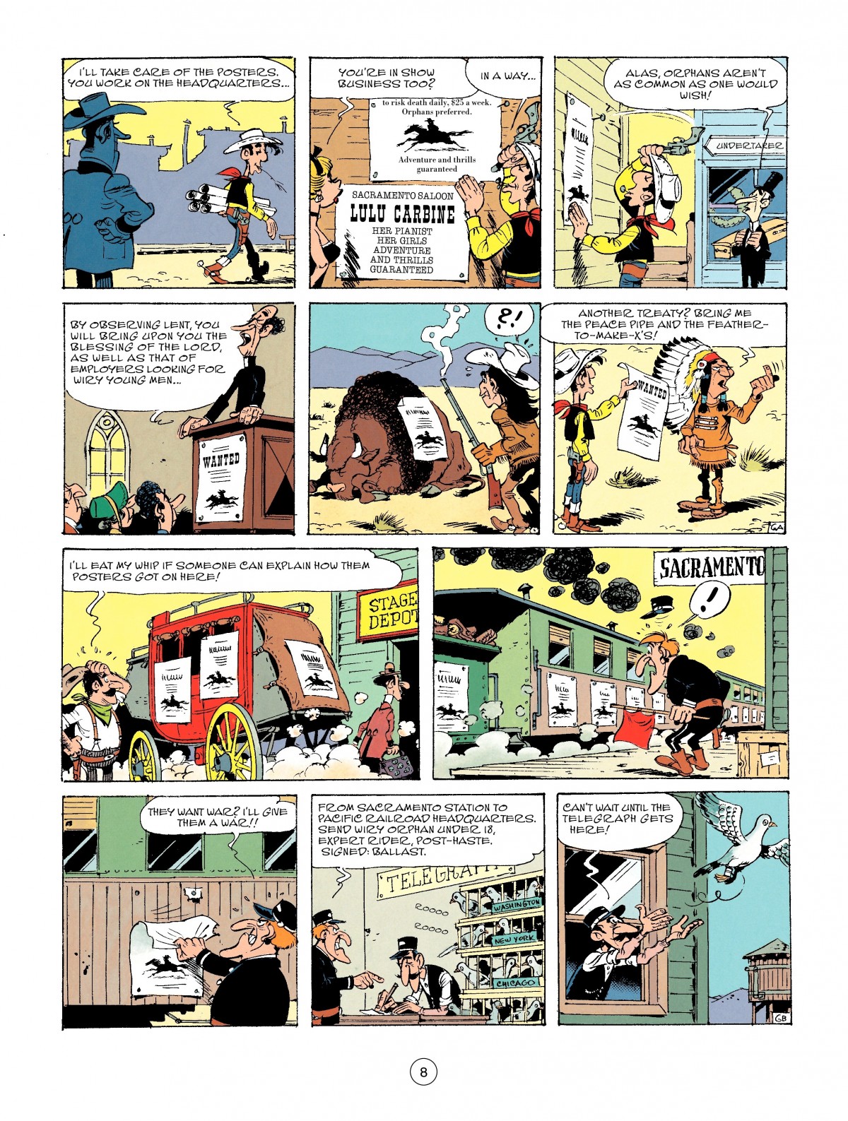 Read online A Lucky Luke Adventure comic -  Issue #46 - 8