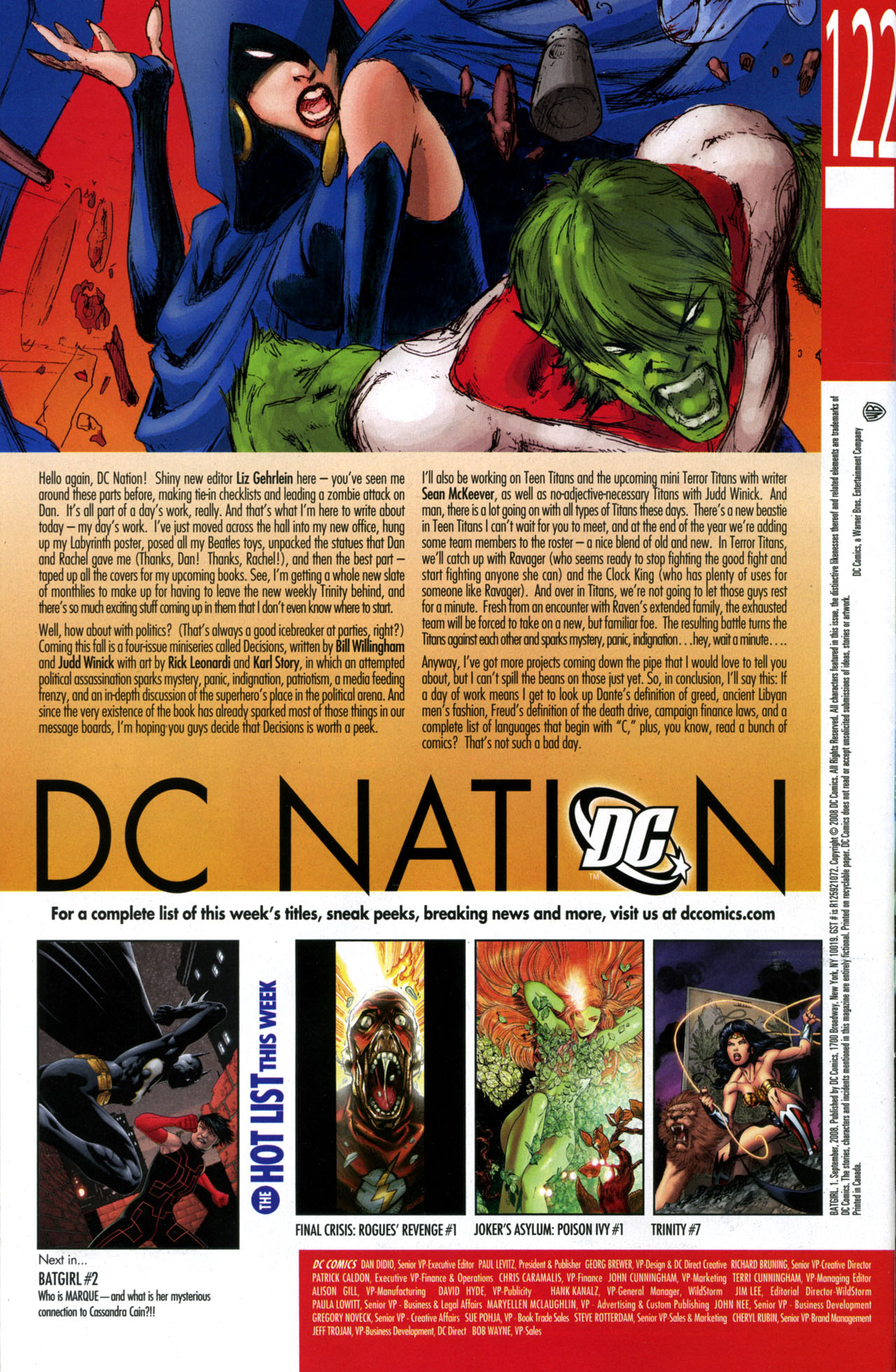 Read online Batgirl (2008) comic -  Issue #1 - 23