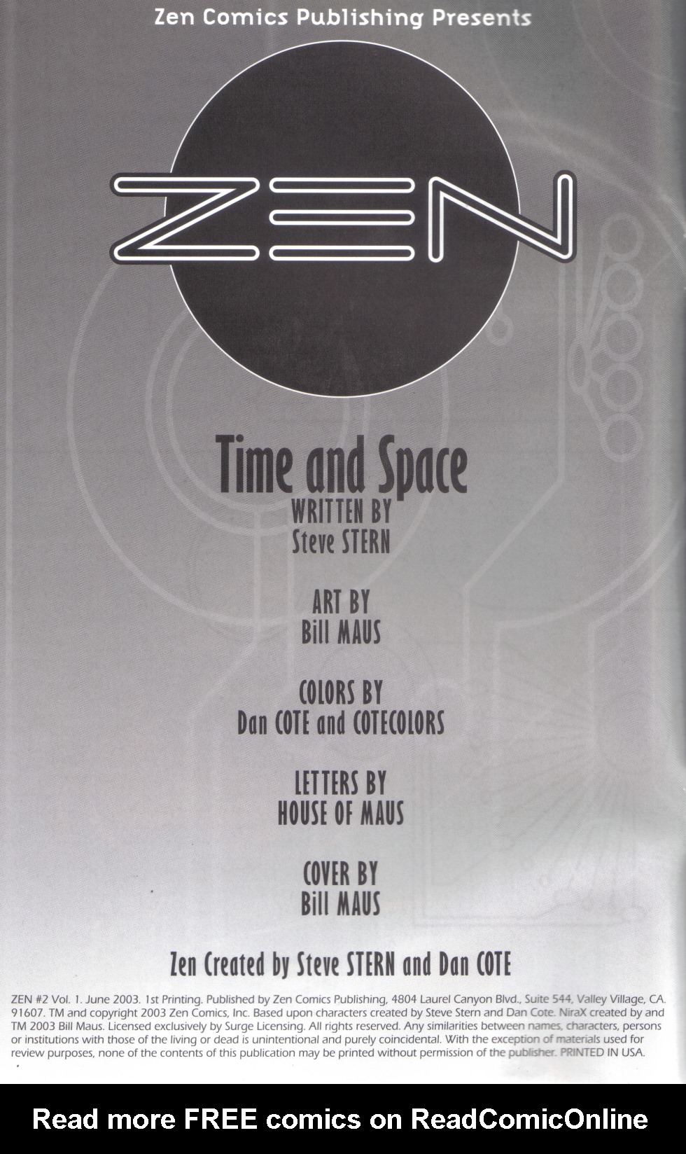 Read online Zen comic -  Issue #2 - 2