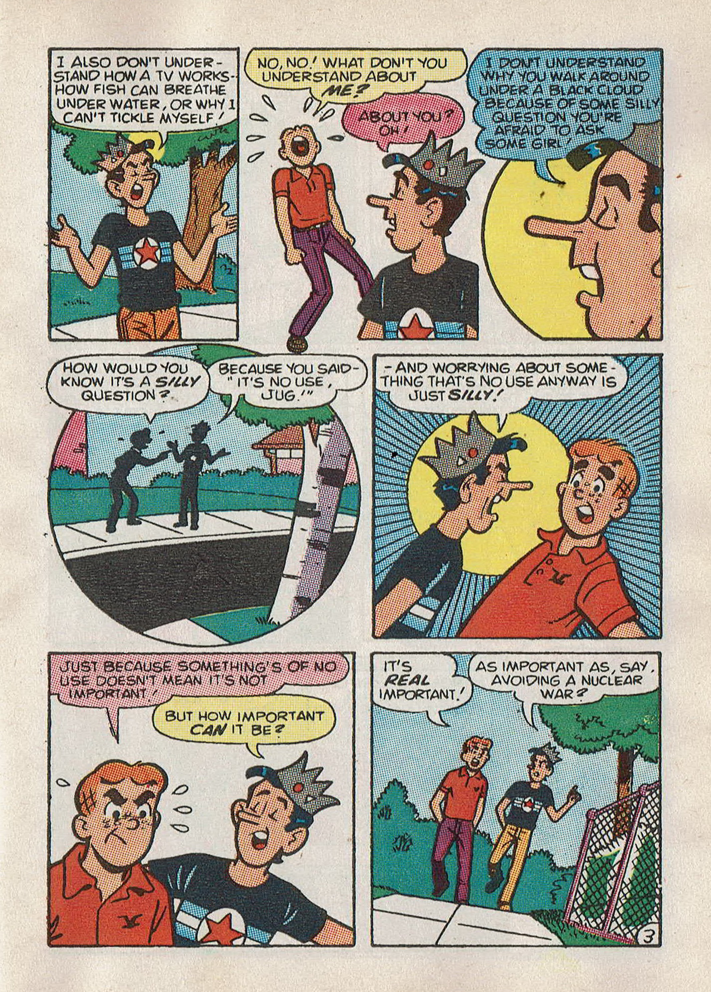Read online Jughead Jones Comics Digest comic -  Issue #60 - 111