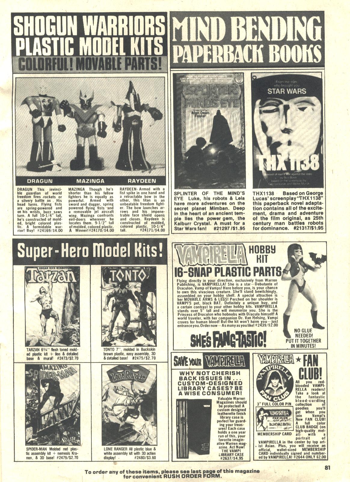 Read online Vampirella (1969) comic -  Issue #81 - 82