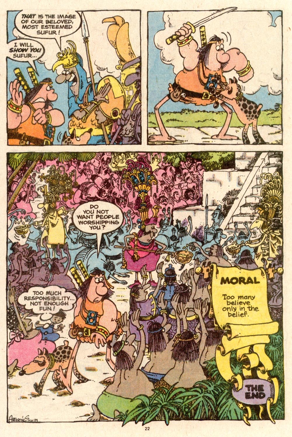 Read online Sergio Aragonés Groo the Wanderer comic -  Issue #58 - 23