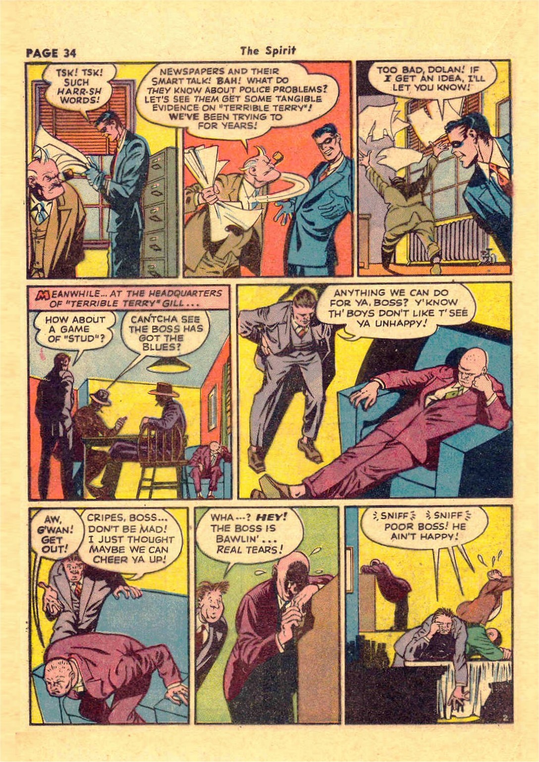 Read online The Spirit (1944) comic -  Issue #3 - 36