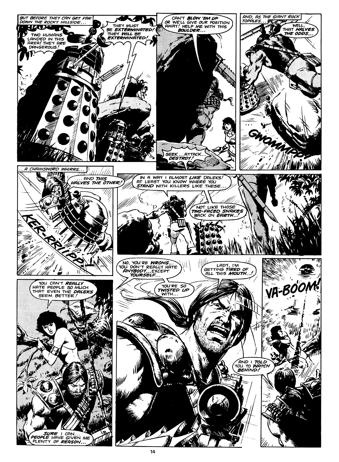 Read online Marvel Graphic Novel comic -  Issue #4 Abslom Daak, Dalek Killer - 14