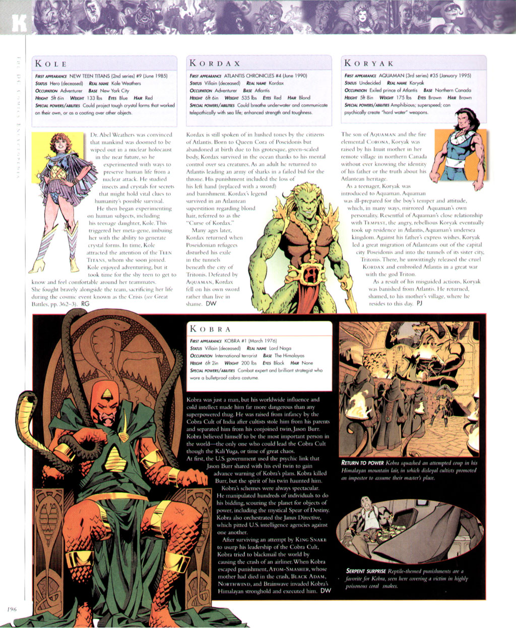 Read online The DC Comics Encyclopedia comic -  Issue # TPB 2 (Part 1) - 190