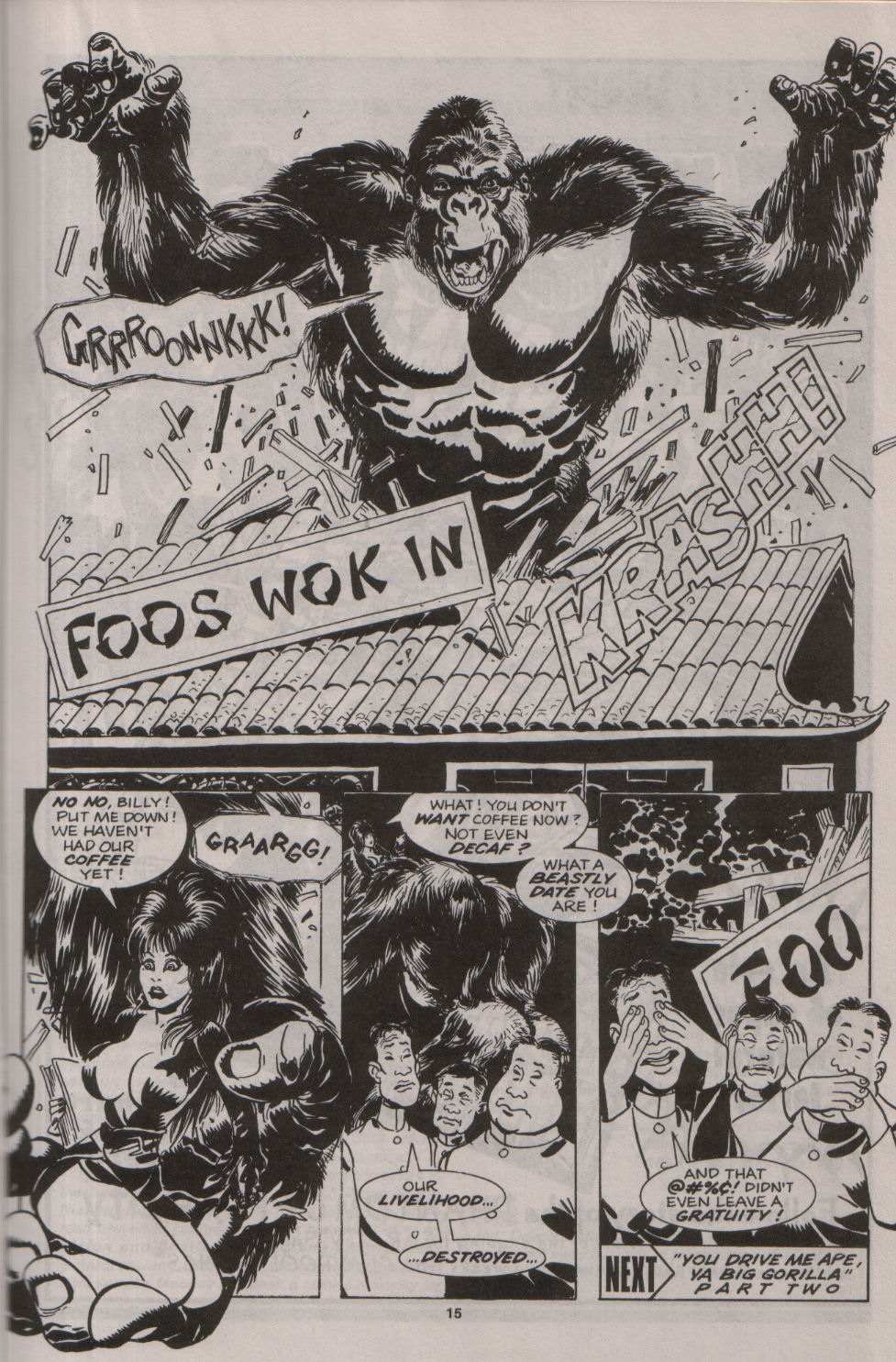 Read online Elvira, Mistress of the Dark comic -  Issue #14 - 16