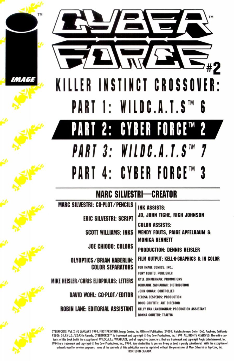 Read online Cyberforce (1993) comic -  Issue #2 - 2