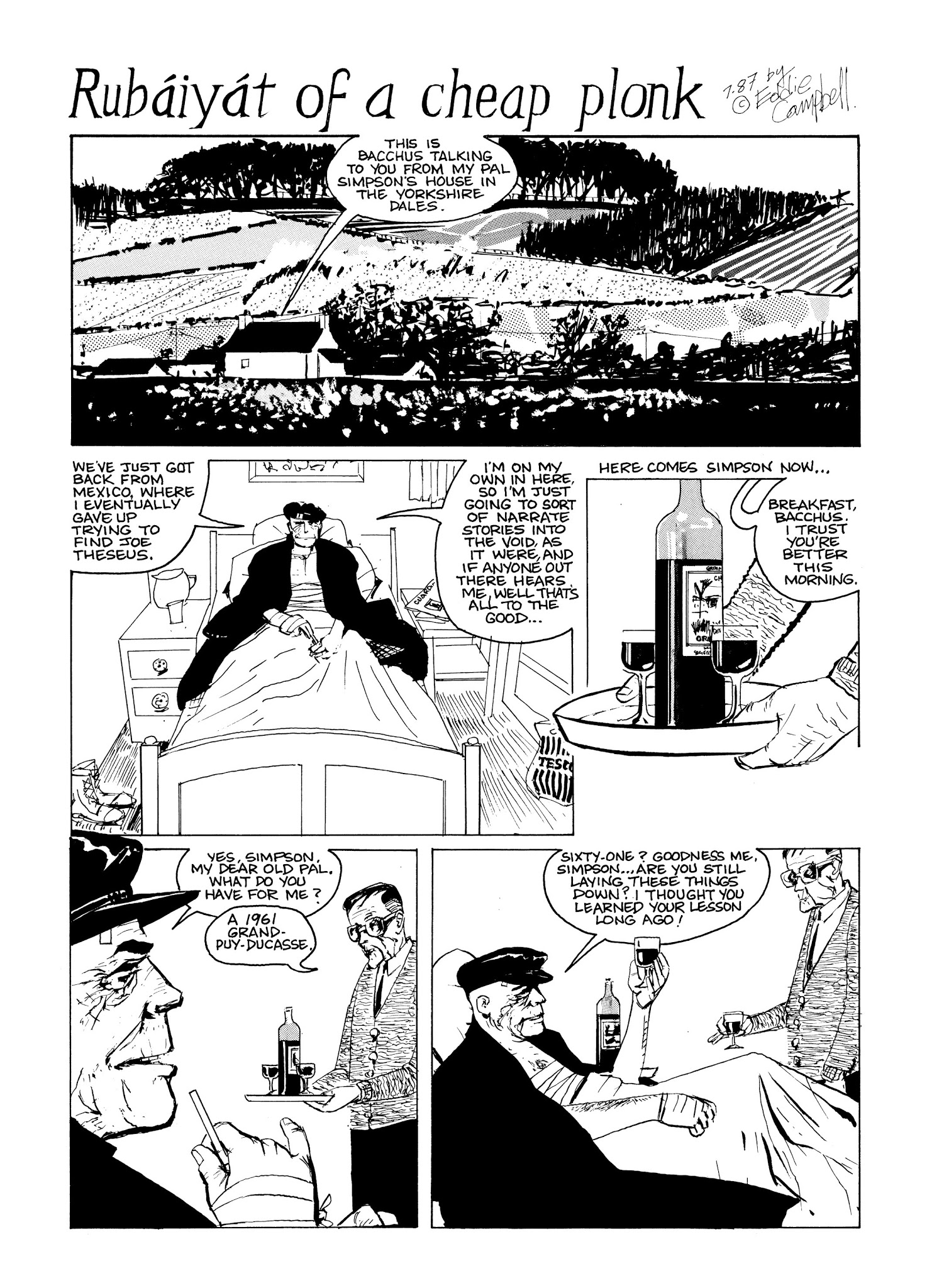 Read online Eddie Campbell's Bacchus comic -  Issue # TPB 2 - 4