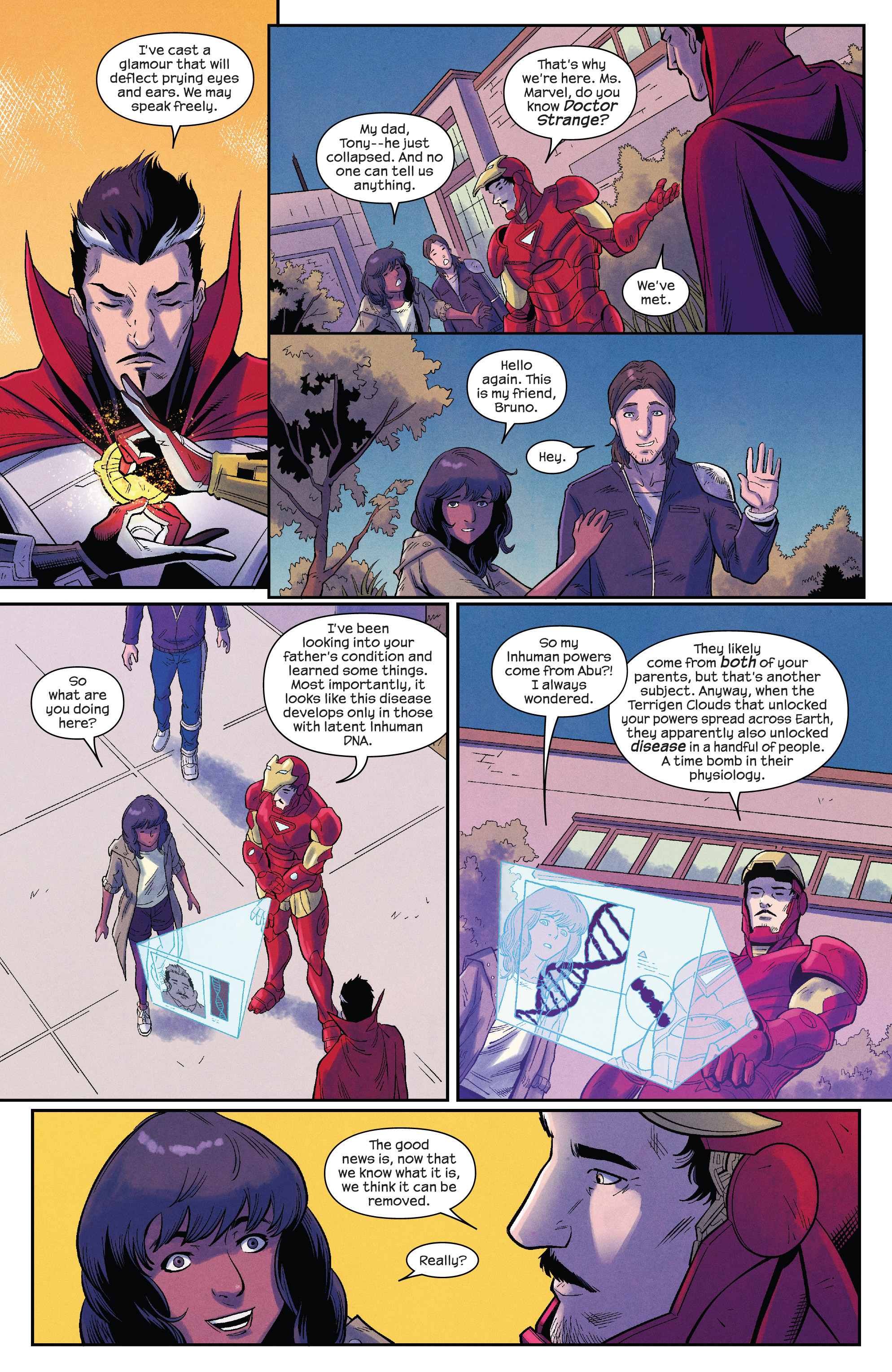 Read online Magnificent Ms. Marvel comic -  Issue #9 - 10