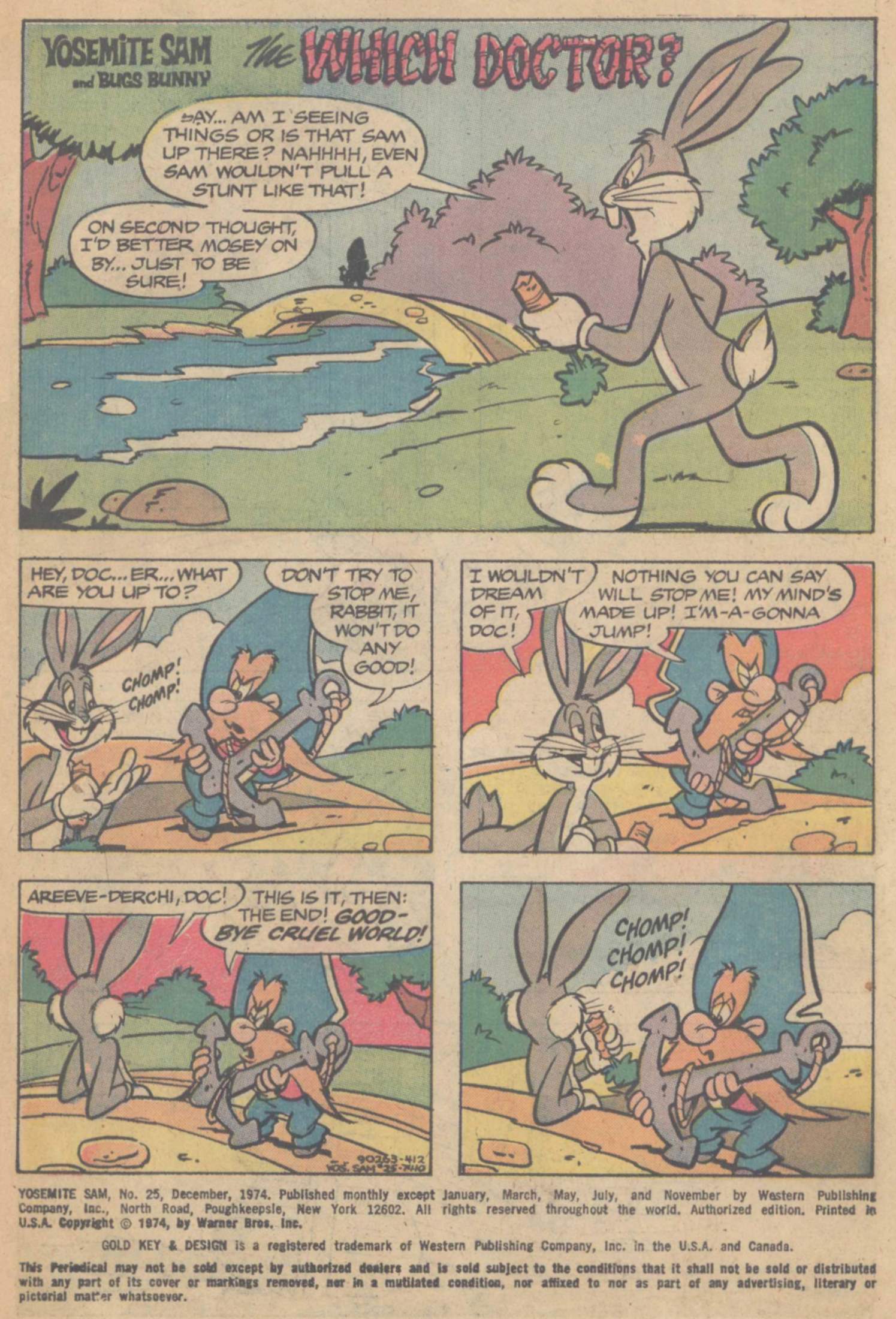 Read online Yosemite Sam and Bugs Bunny comic -  Issue #25 - 3