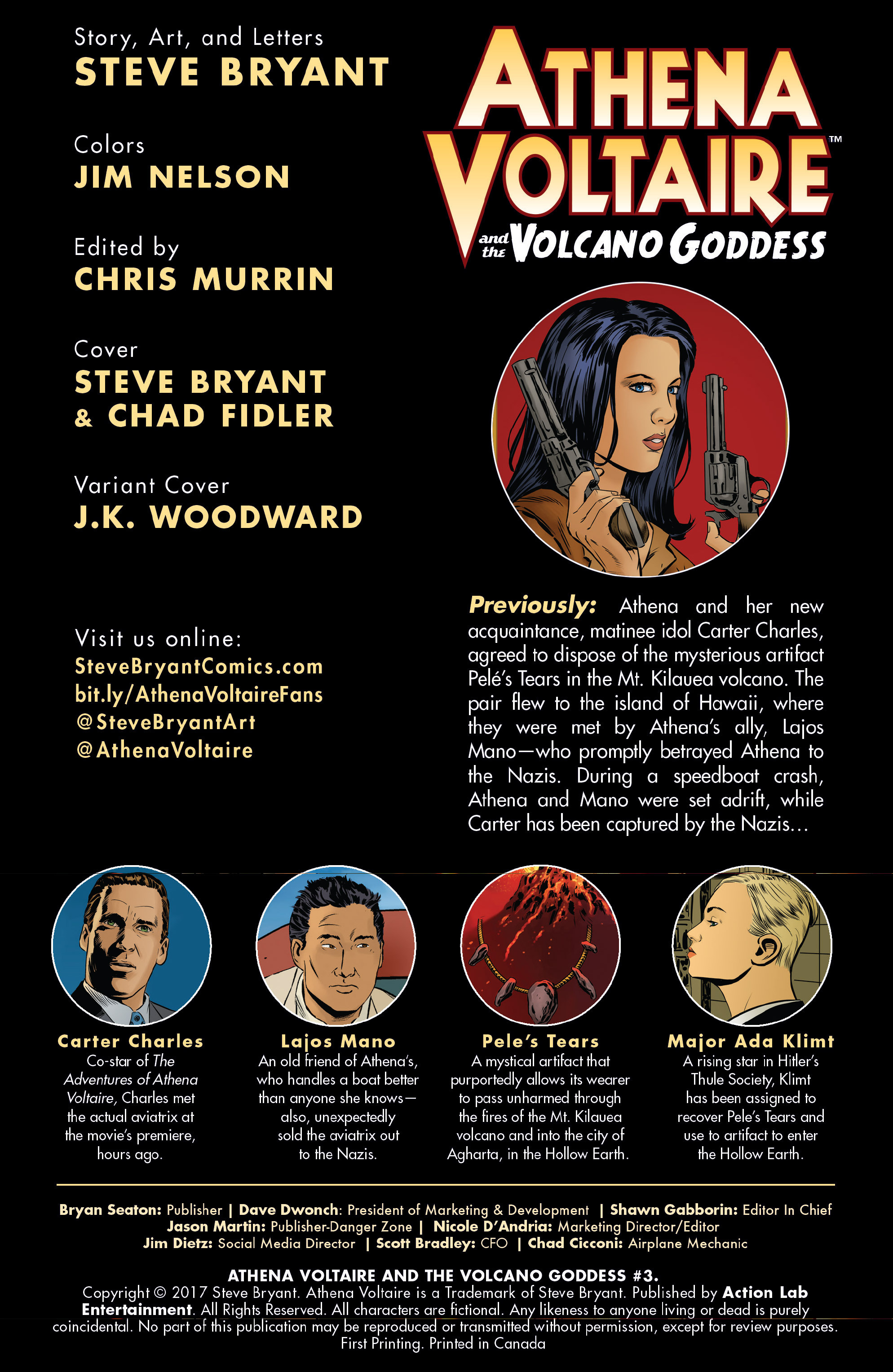 Read online Athena Voltaire and the Volcano Goddess comic -  Issue #3 - 2