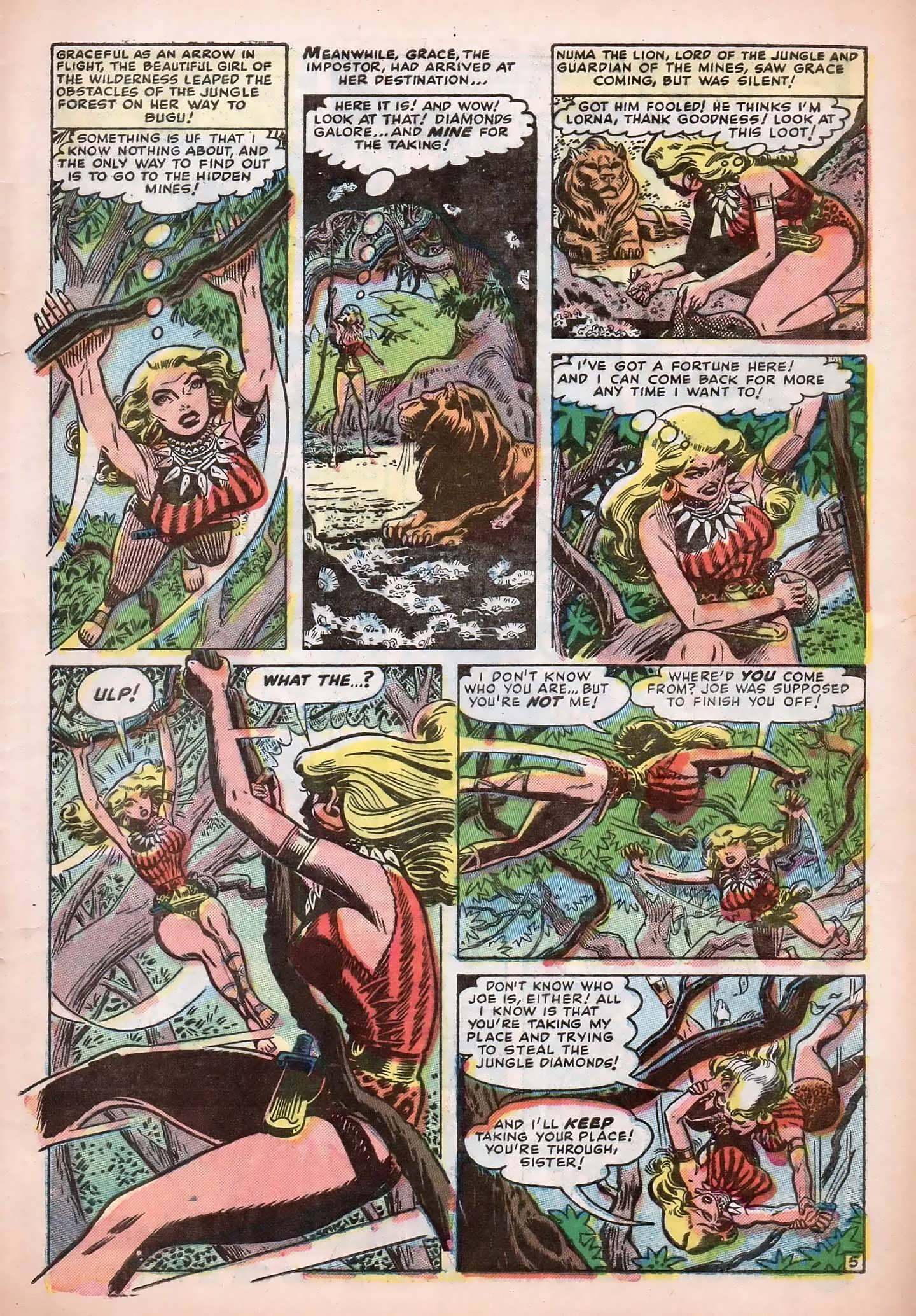 Read online Lorna, The Jungle Girl comic -  Issue #6 - 31