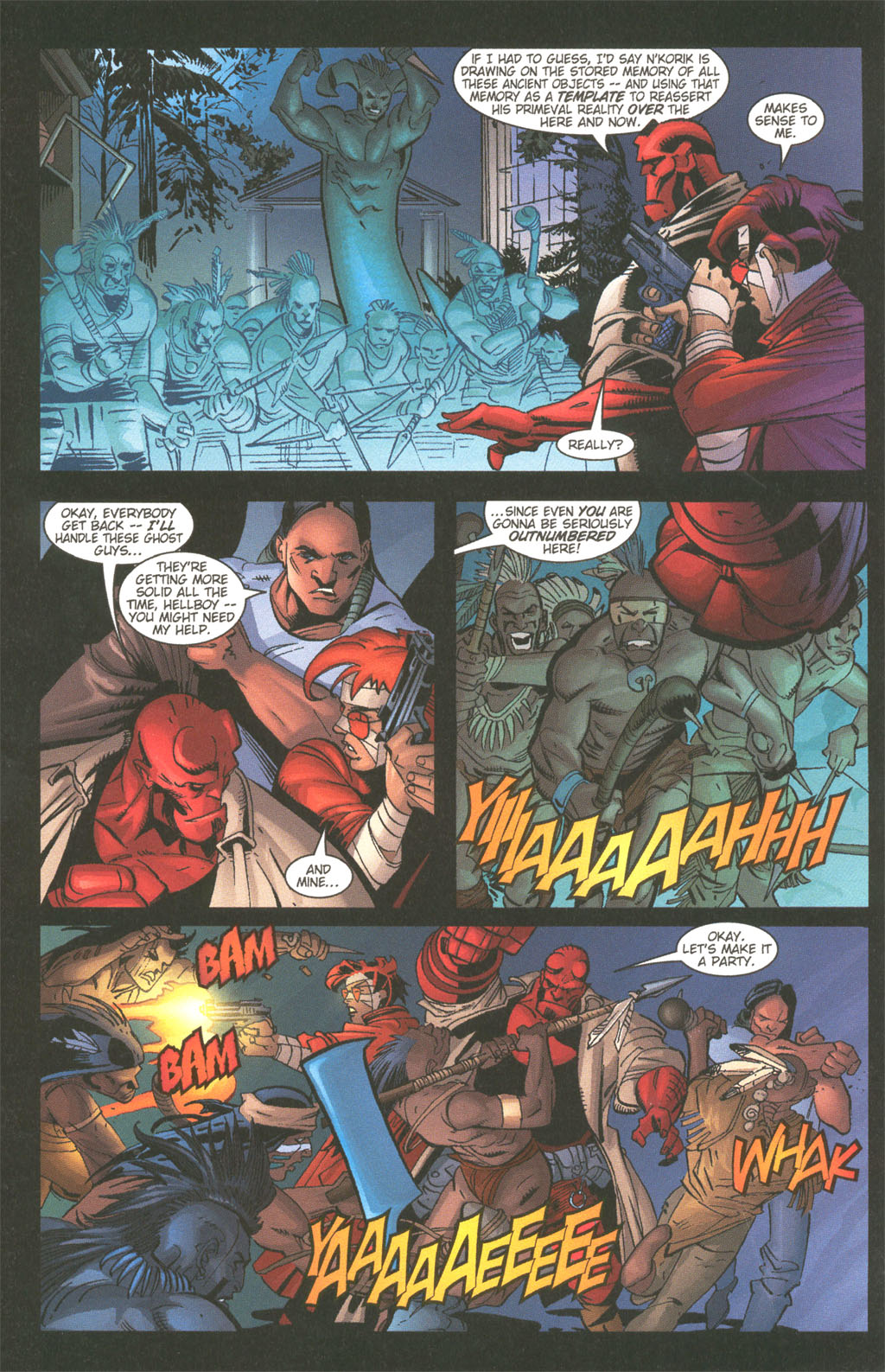 Read online Painkiller Jane/Hellboy comic -  Issue # Full - 13