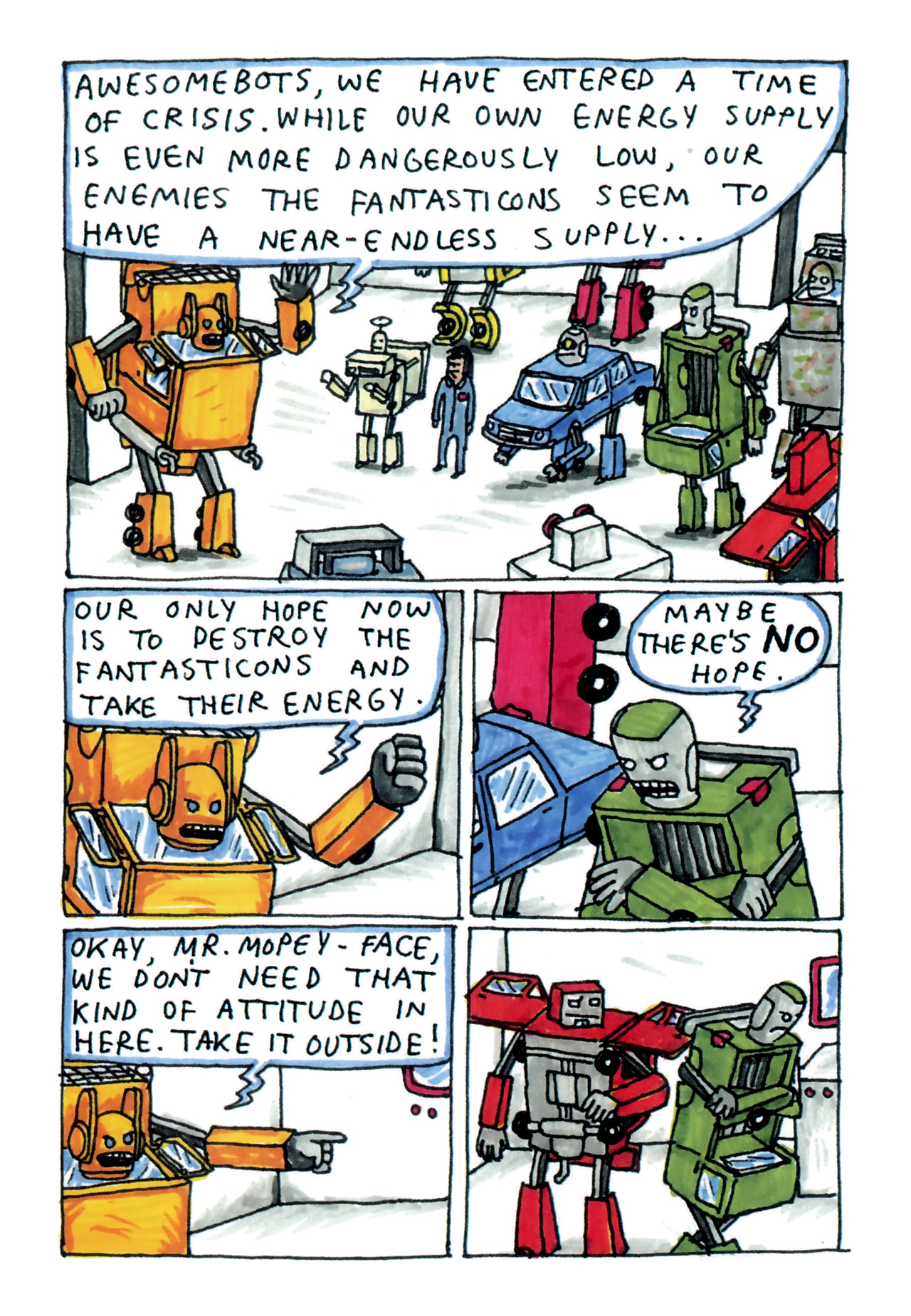 Read online Incredible Change-Bots comic -  Issue # TPB 1 - 102