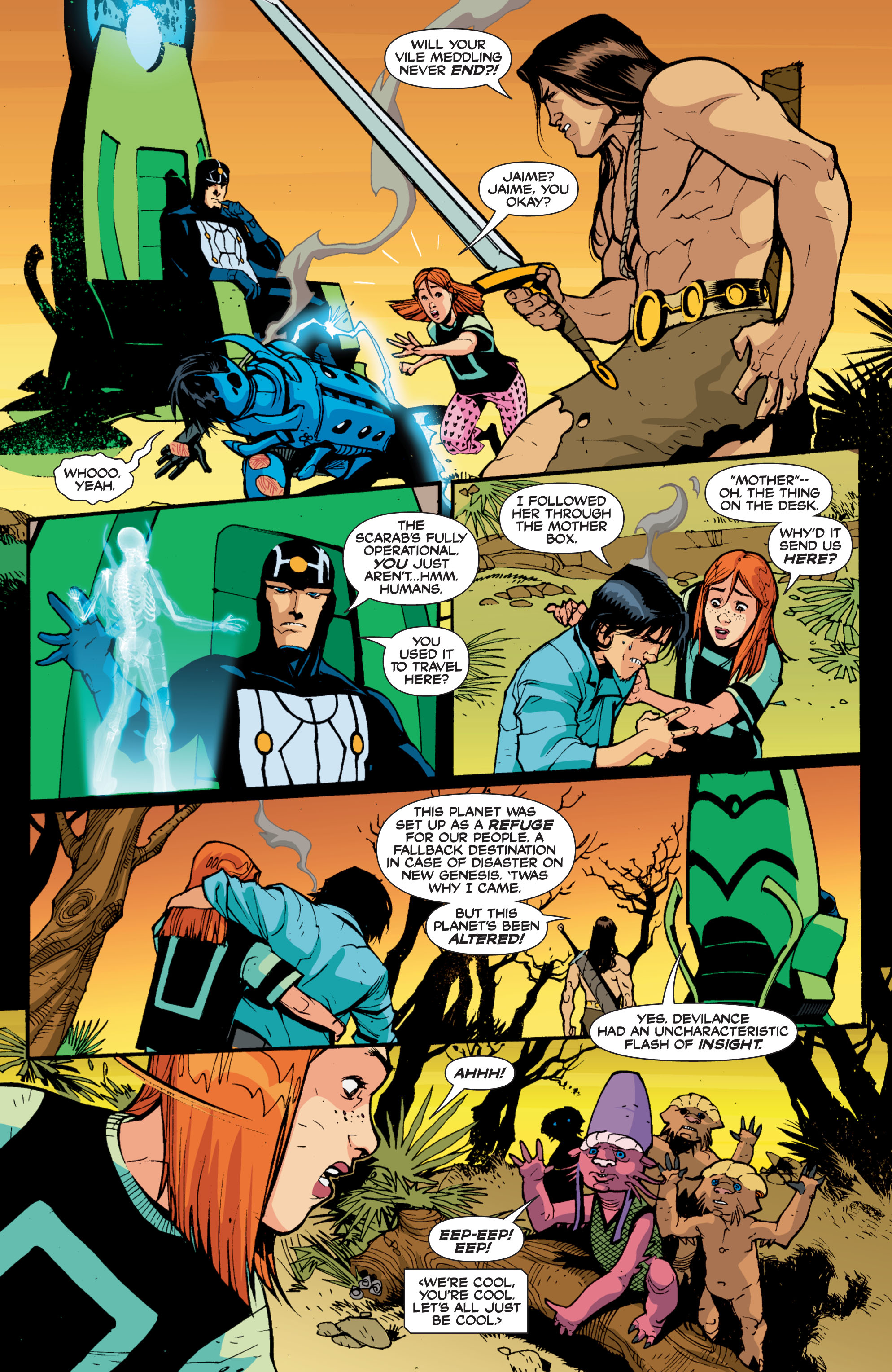 Read online Blue Beetle (2006) comic -  Issue #11 - 12