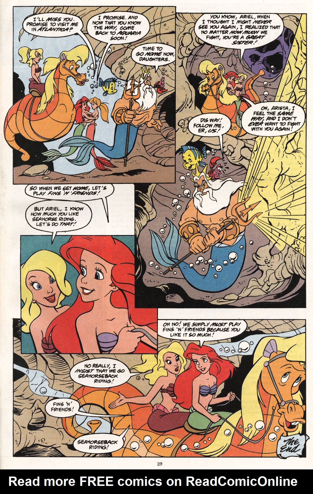 Read online Disney's The Little Mermaid comic -  Issue #4 - 31