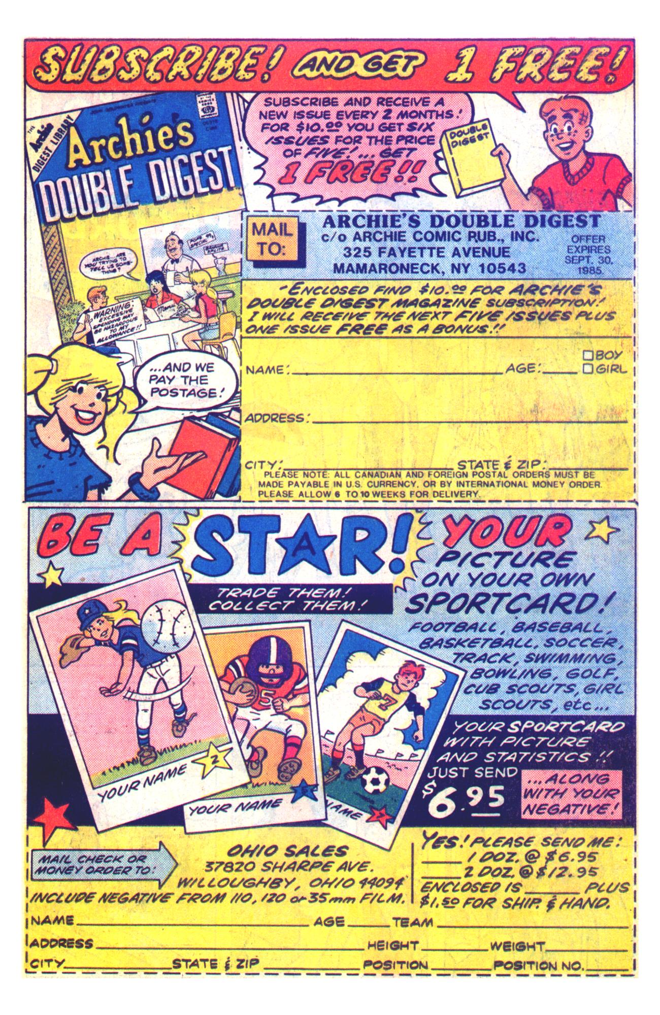 Read online Archie Giant Series Magazine comic -  Issue #551 - 19