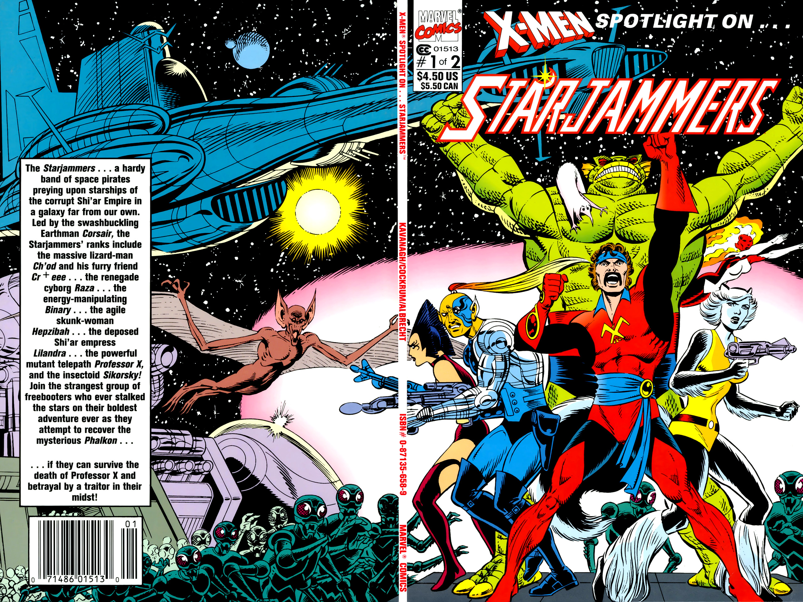 Read online X-Men Spotlight On...Starjammers comic -  Issue #1 - 1