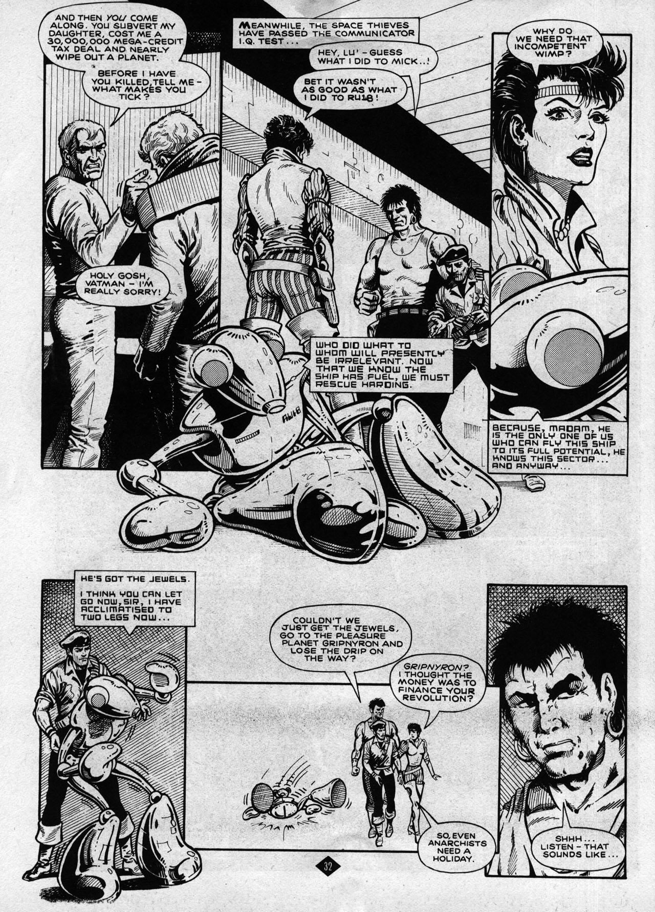 Read online Captain Britain (1985) comic -  Issue #9 - 32