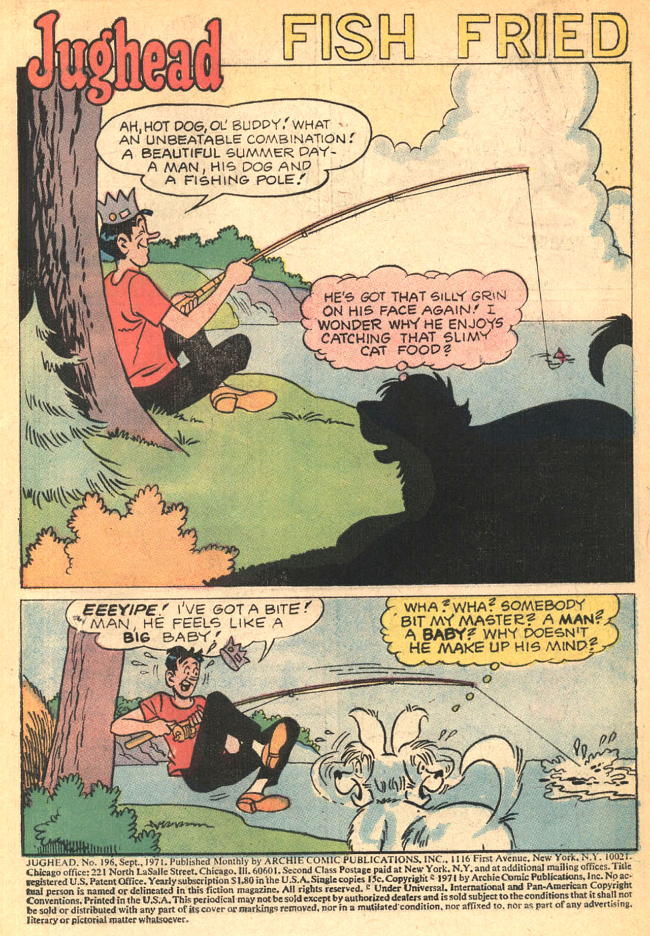 Read online Jughead (1965) comic -  Issue #196 - 3