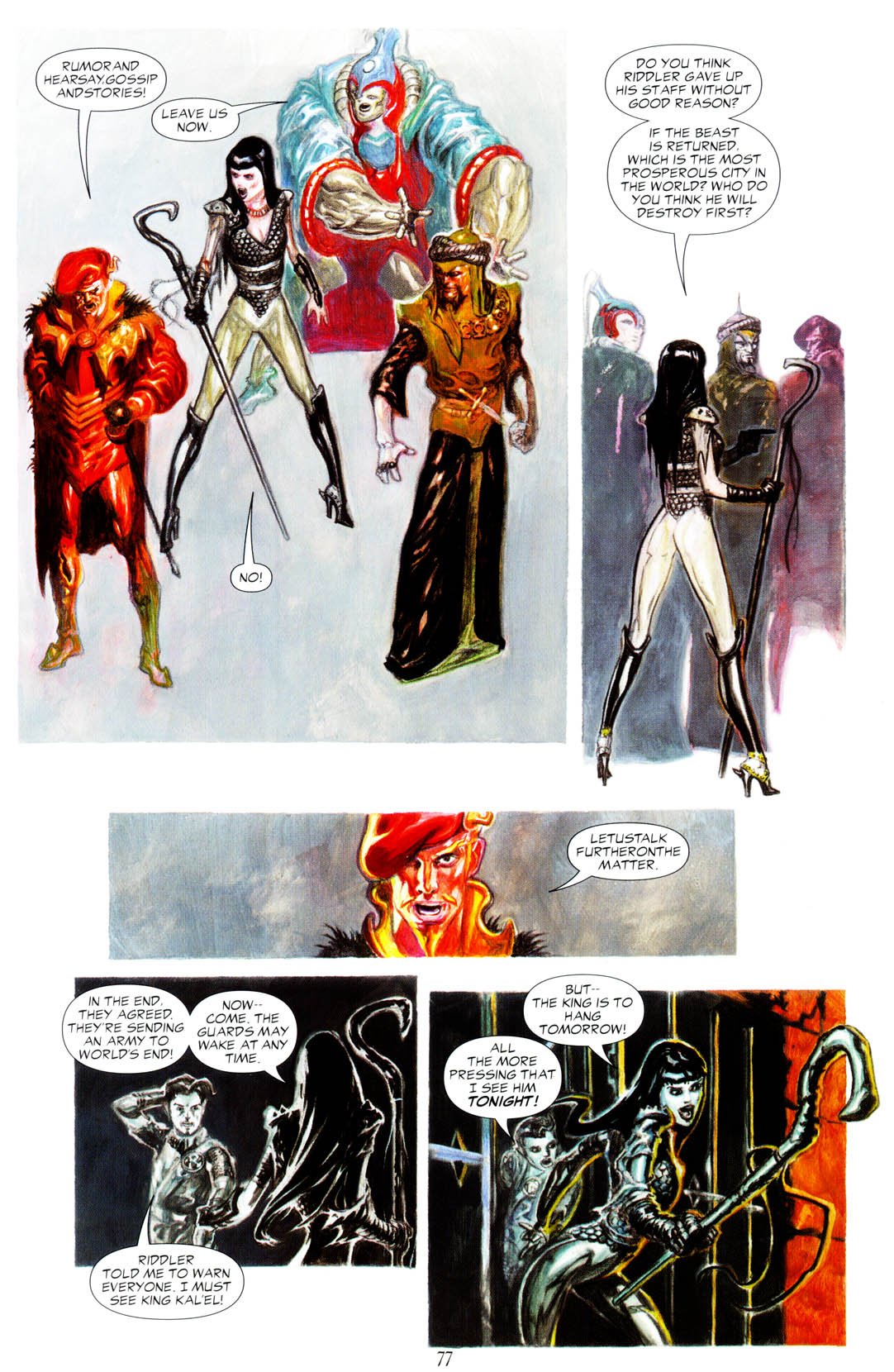 Read online JLA: Riddle of the Beast comic -  Issue # Full - 77