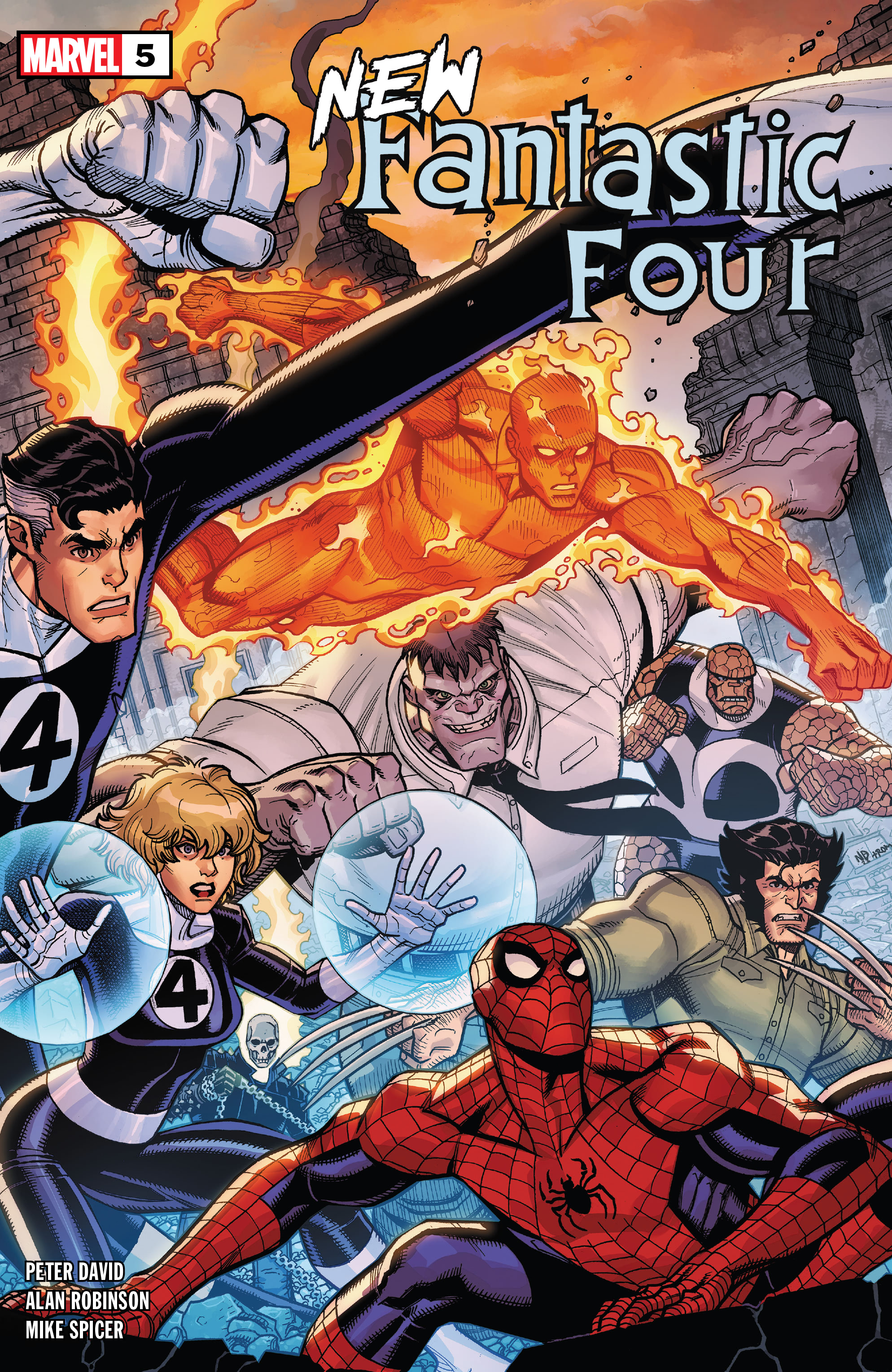 Read online New Fantastic Four comic -  Issue #5 - 1