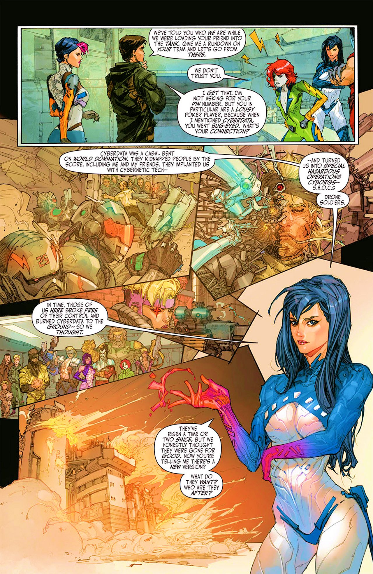 Read online CyberForce/Hunter-Killer comic -  Issue #2 - 14