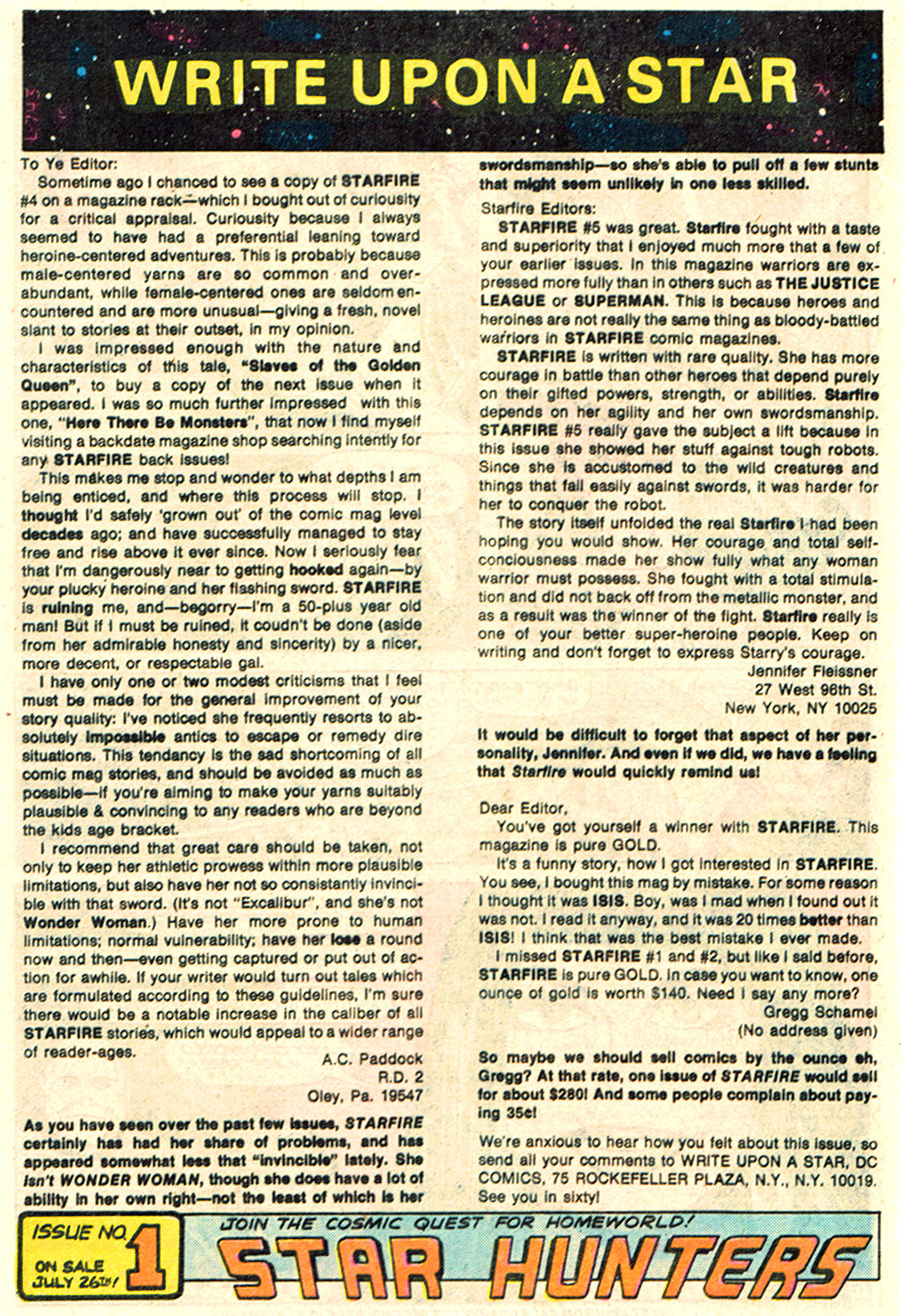 Read online Starfire (1976) comic -  Issue #8 - 19