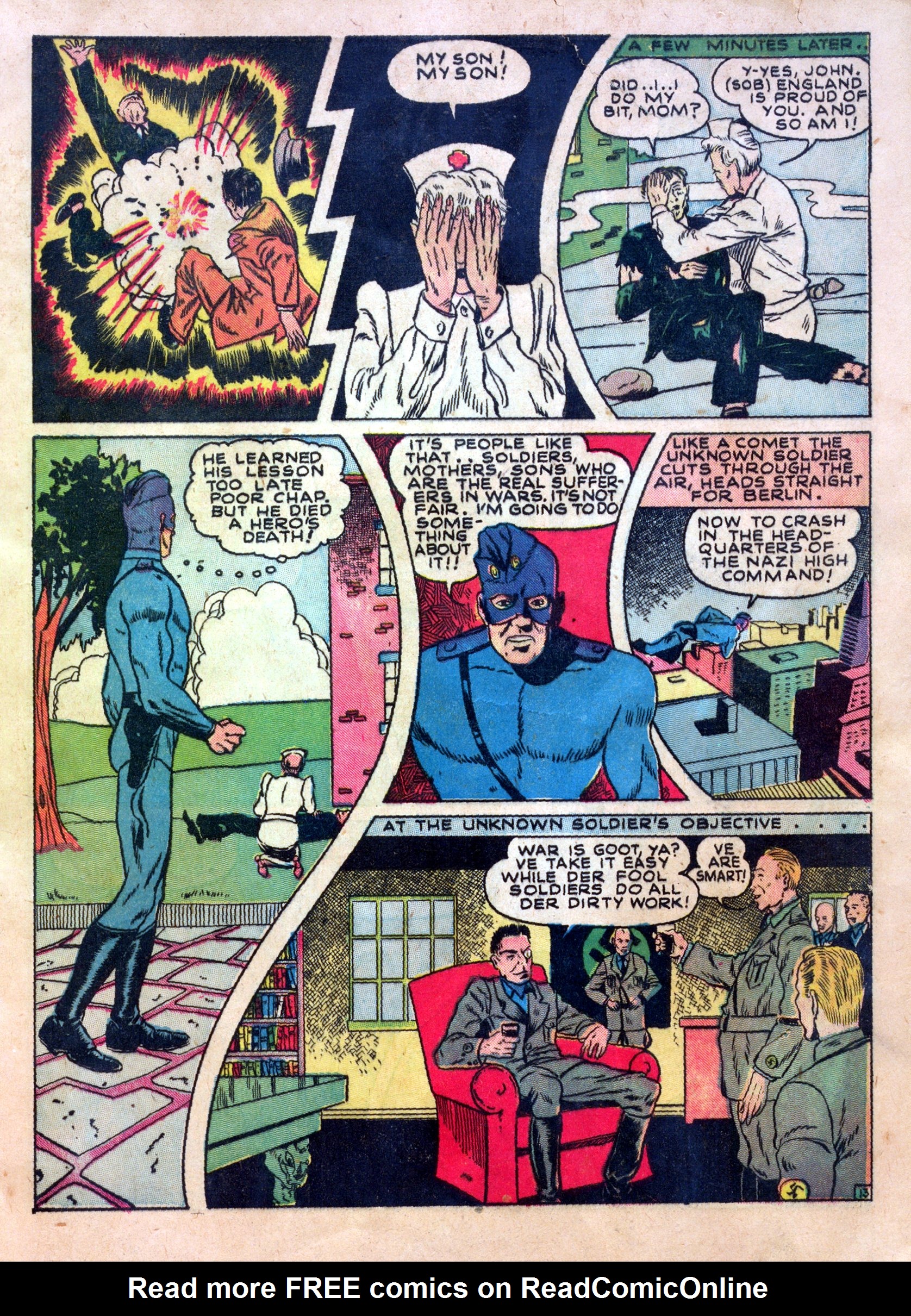 Read online Our Flag Comics comic -  Issue #1 - 15