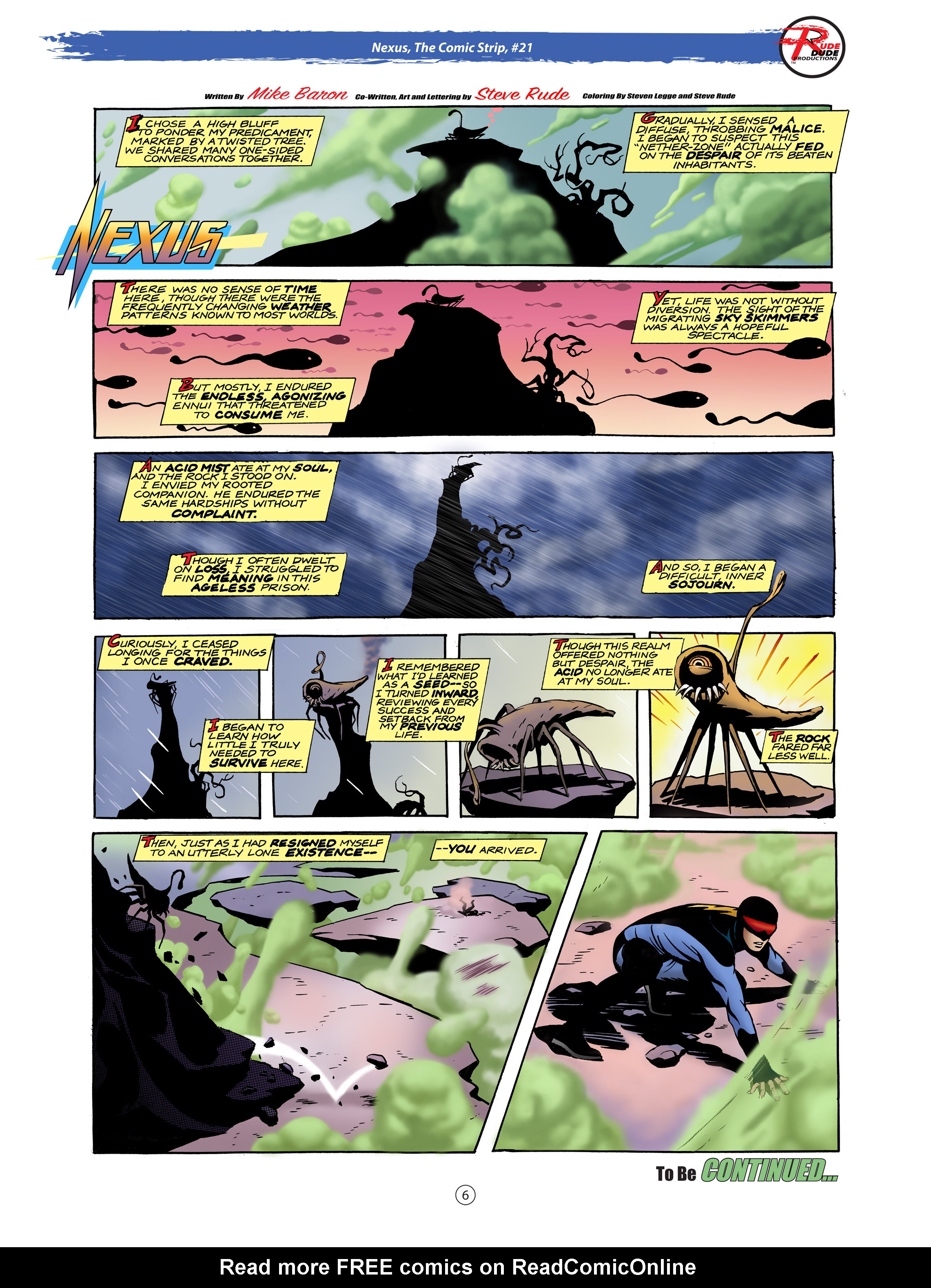 Read online Nexus: The Comic Strip comic -  Issue #5 - 6