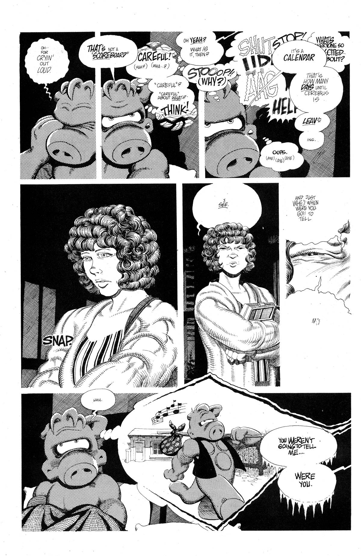 Read online Cerebus comic -  Issue #219 - 9