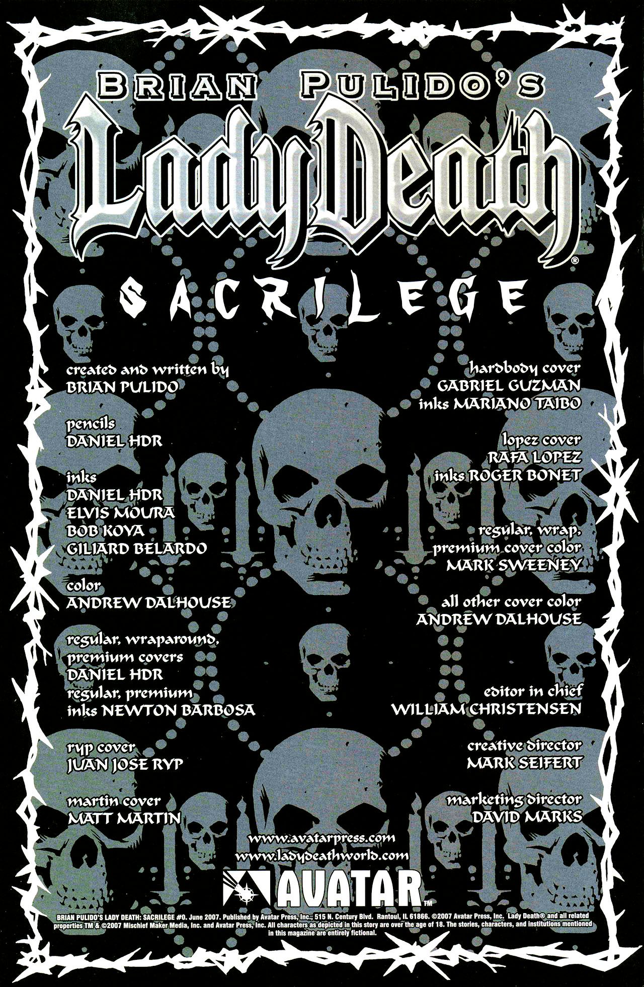 Read online Brian Pulido's Lady Death: Sacrilege comic -  Issue #1 - 11