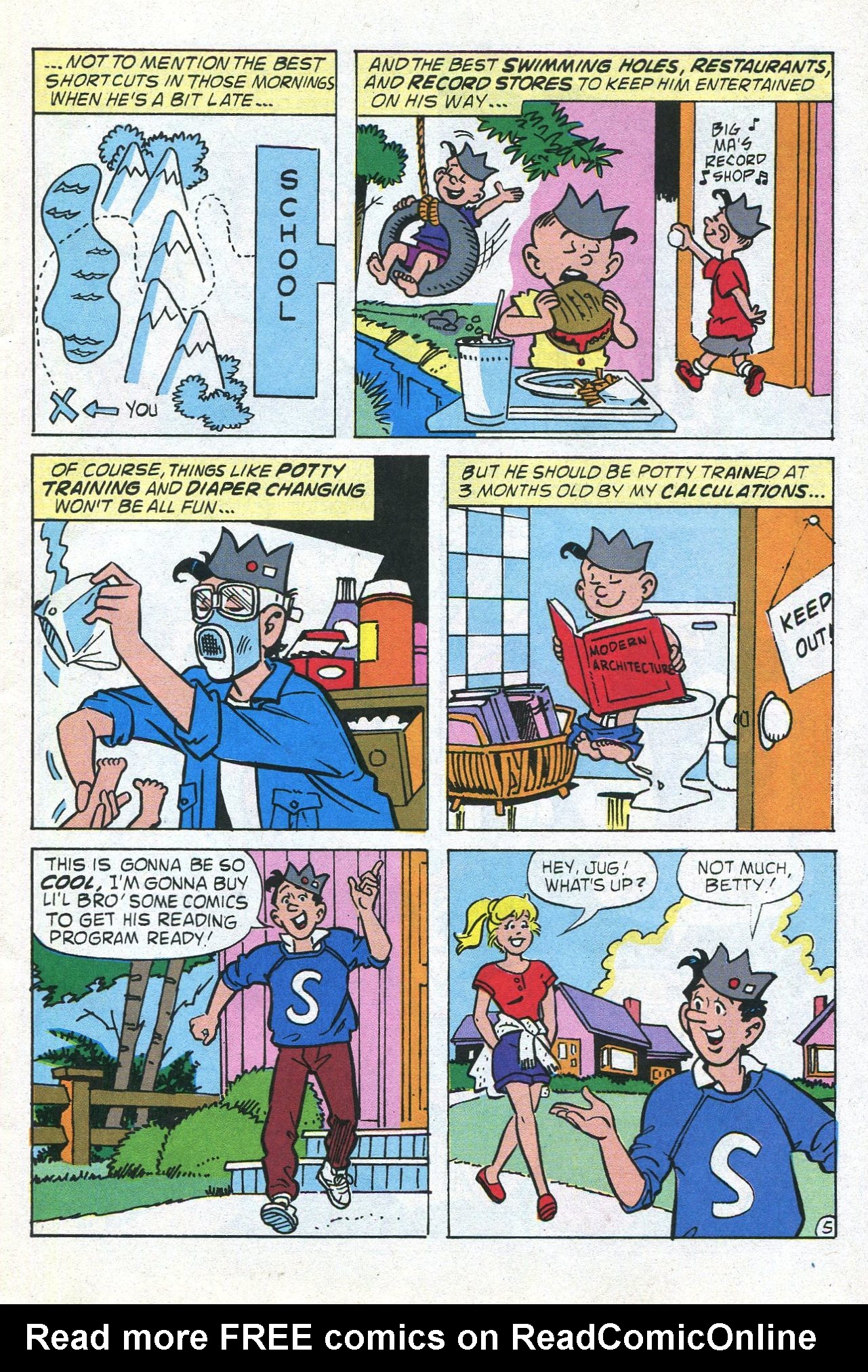Read online Archie's Pal Jughead Comics comic -  Issue #49 - 7