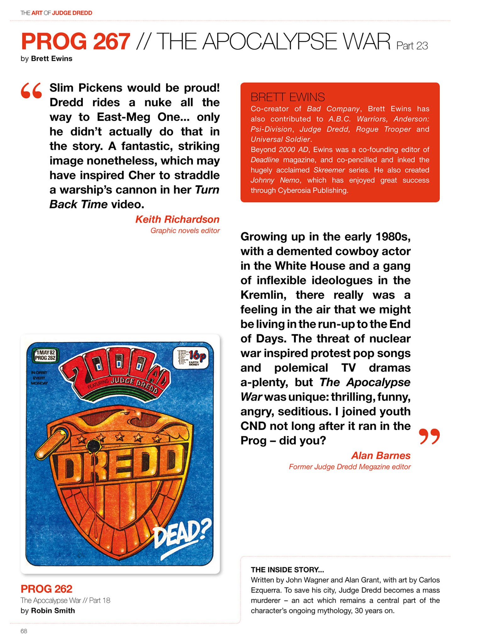 Read online The Art of Judge Dredd: Featuring 35 Years of Zarjaz Covers comic -  Issue # TPB (Part 1) - 67