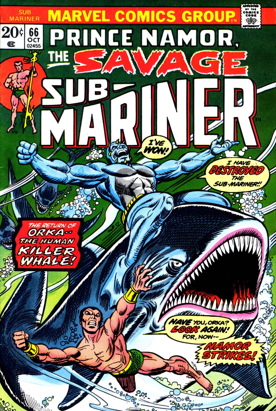 Read online The Sub-Mariner comic -  Issue #66 - 1
